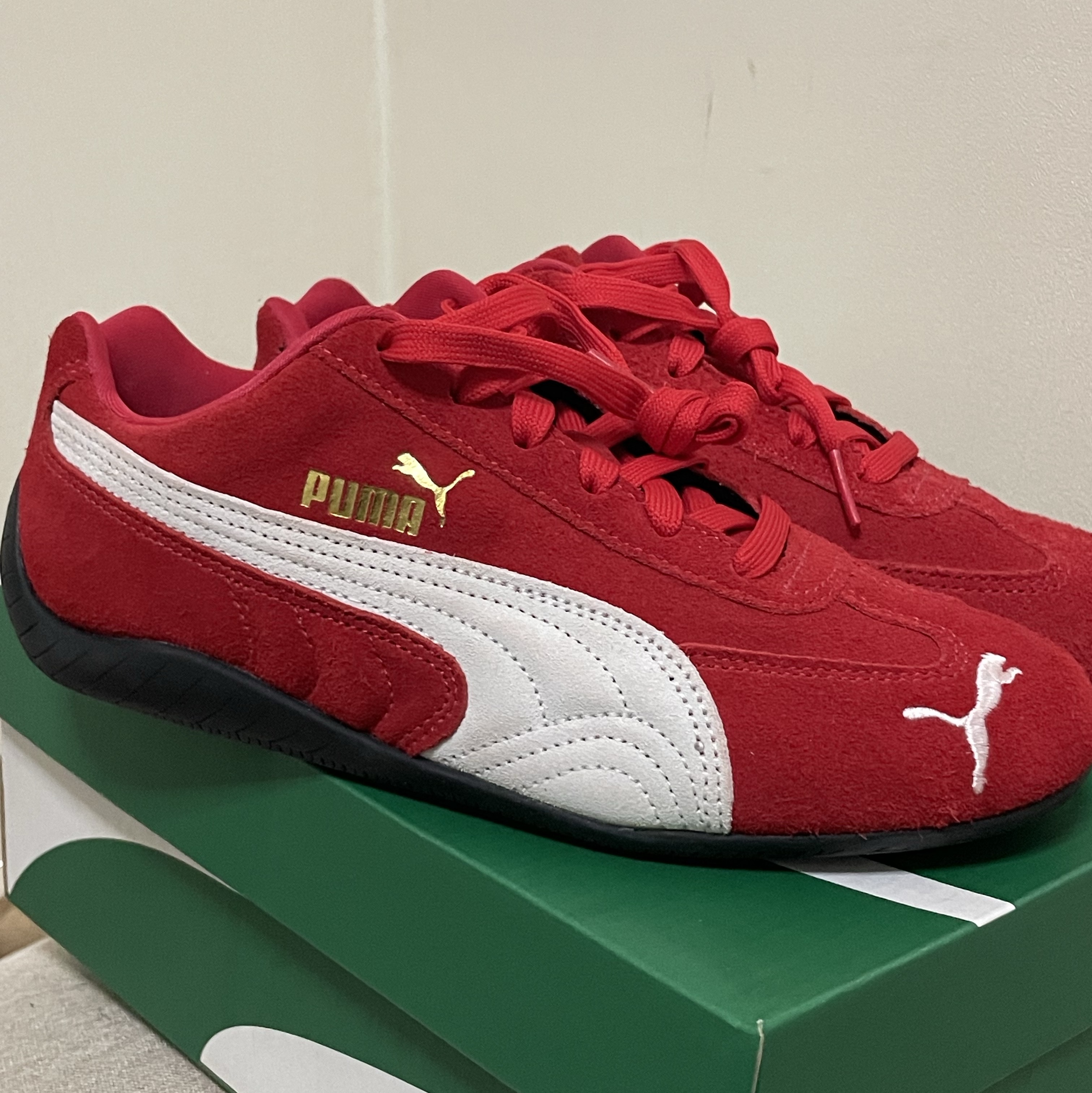 Puma Speedcat OG Red White 착용 스타일 - 3