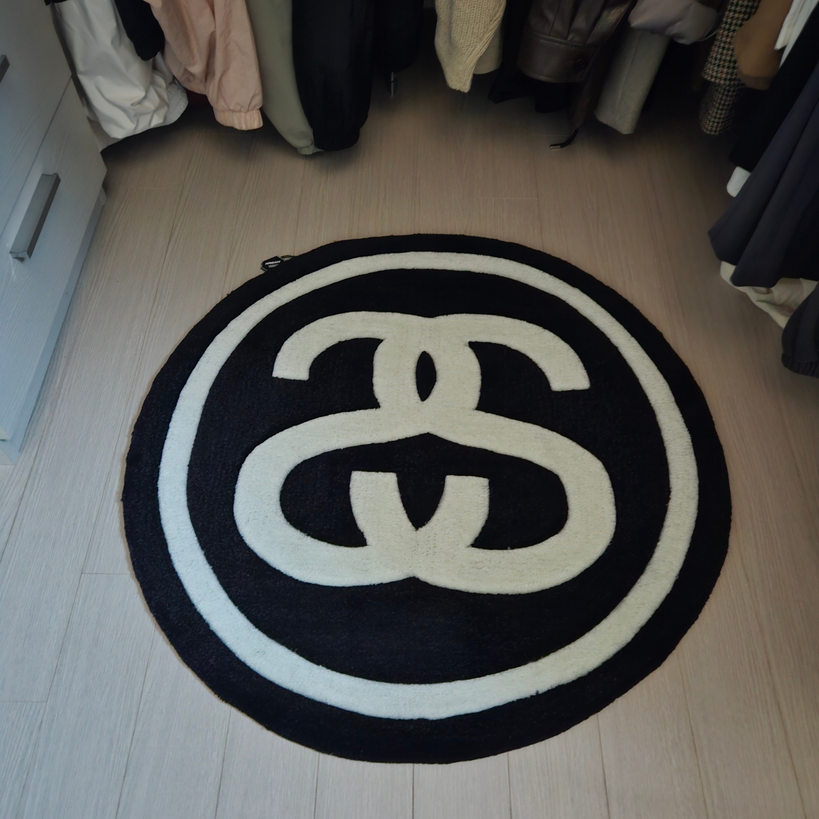 스투시 SS 링크 러그 블랙 | Stussy | KREAM