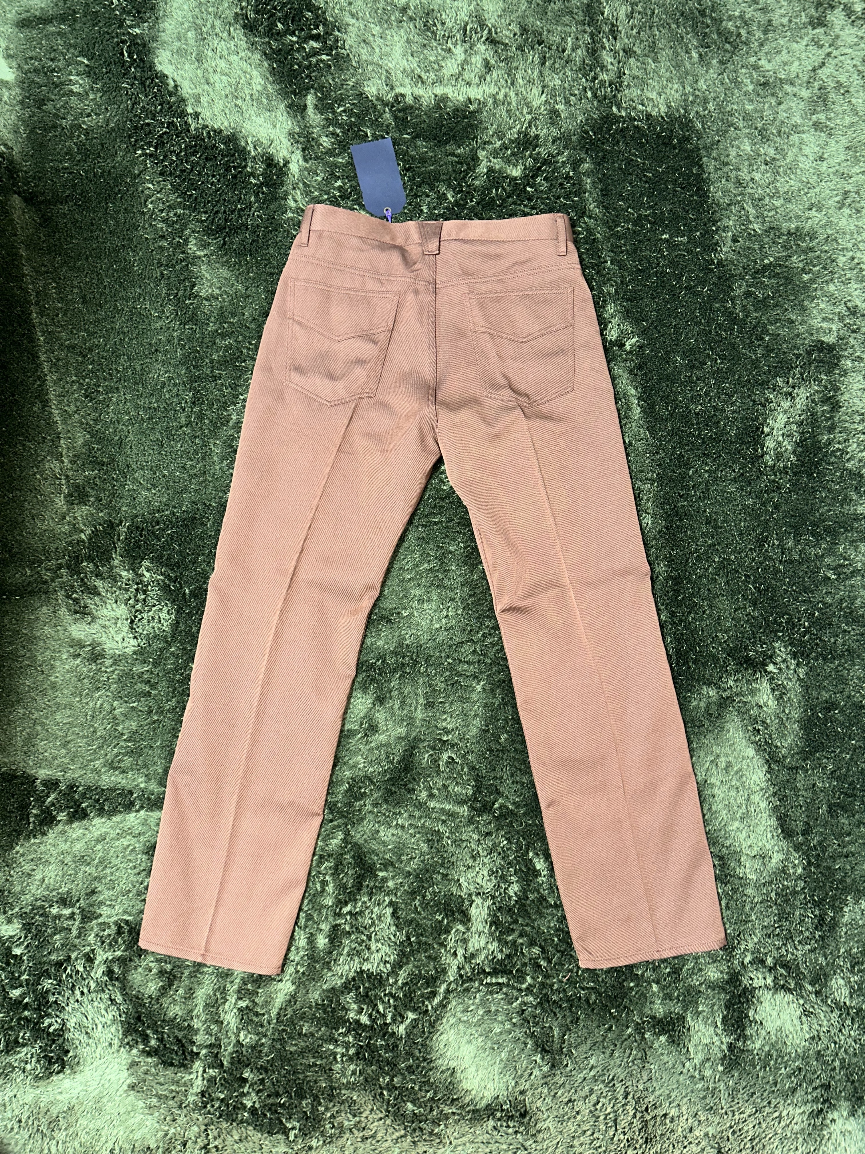 Needles Poly Twill Straight Pants Brown 착용 스타일 - 6