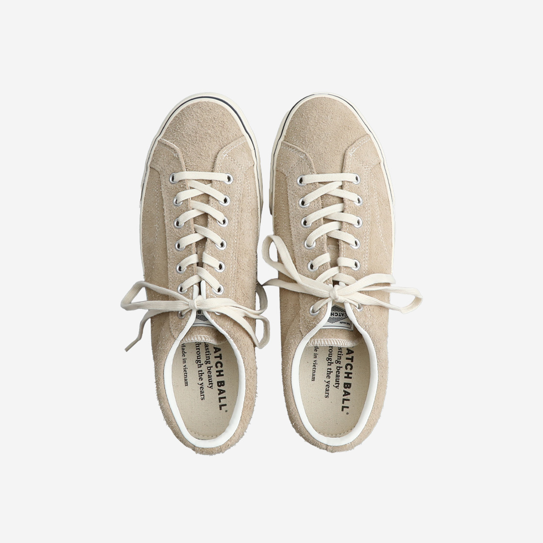 [무료 반품] 캐치볼 B02 스웨이드 베이지([무료 반품] Catch Ball B02 Suede Beige) - 2