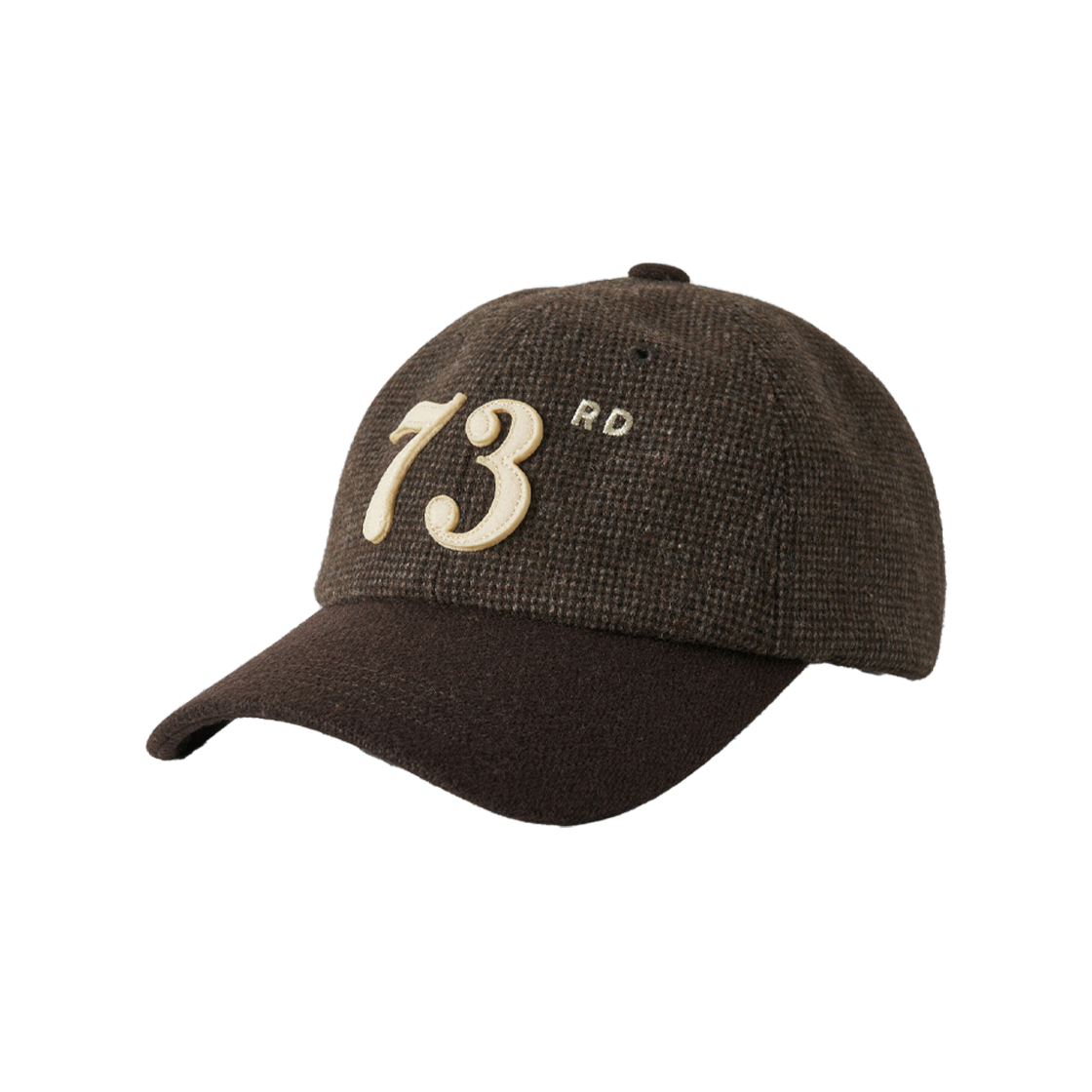 휴먼앤캣 73RD 울 클래식 볼캡 브라운(Human & Cat 73RD Wool Classic Ball Cap Brown)
