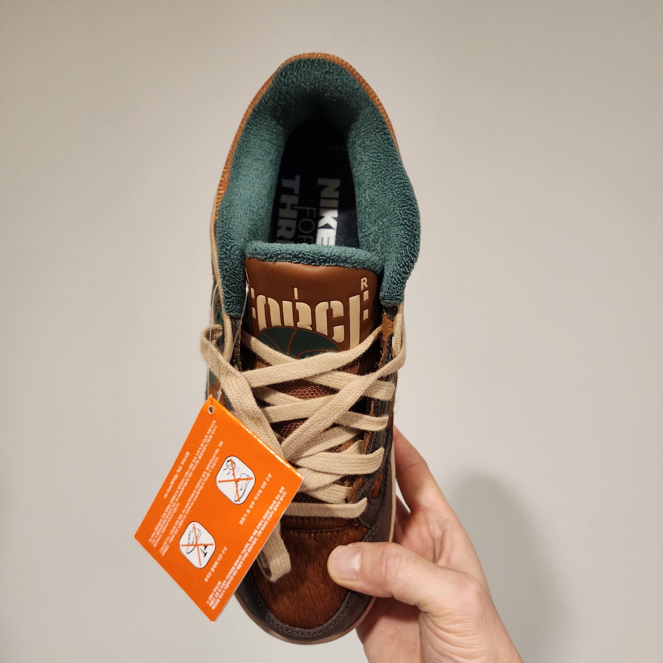Nike x Nigo Air Force 3 Low SP Baroque Brown and Pecan 착용 스타일 - 4