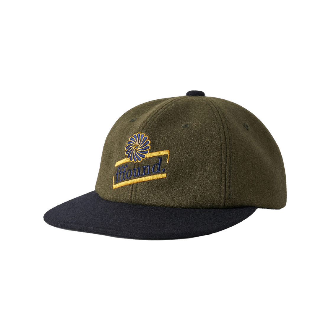 휴먼앤캣 파운드 울 플랫 브림 캡 네이비(Human & Cat FFound Wool Flat Brim Cap Navy) - 2