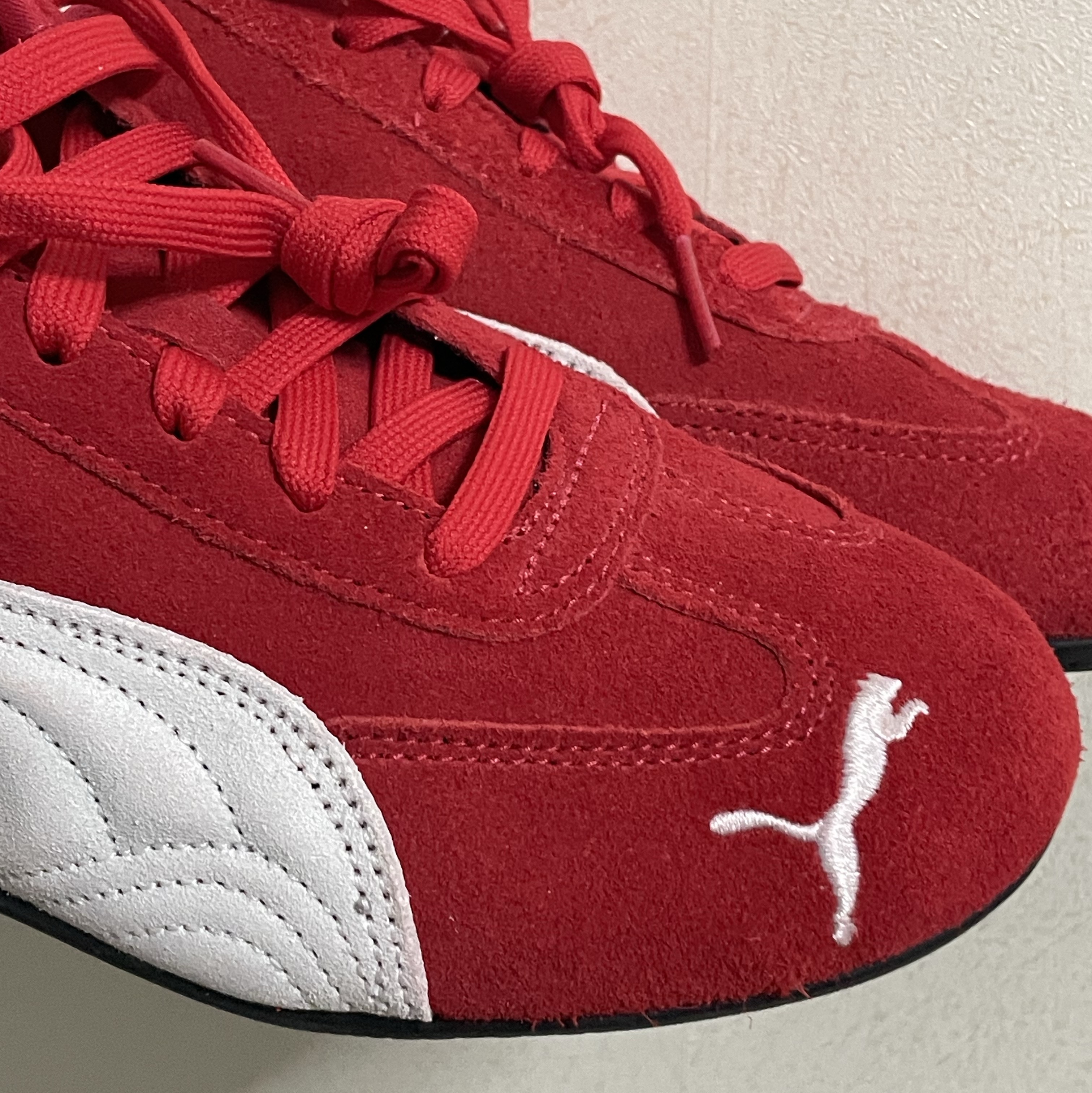 Puma Speedcat OG Red White 착용 스타일 - 4