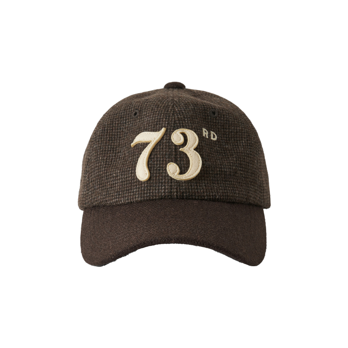 휴먼앤캣 73RD 울 클래식 볼캡 브라운(Human & Cat 73RD Wool Classic Ball Cap Brown) - 2