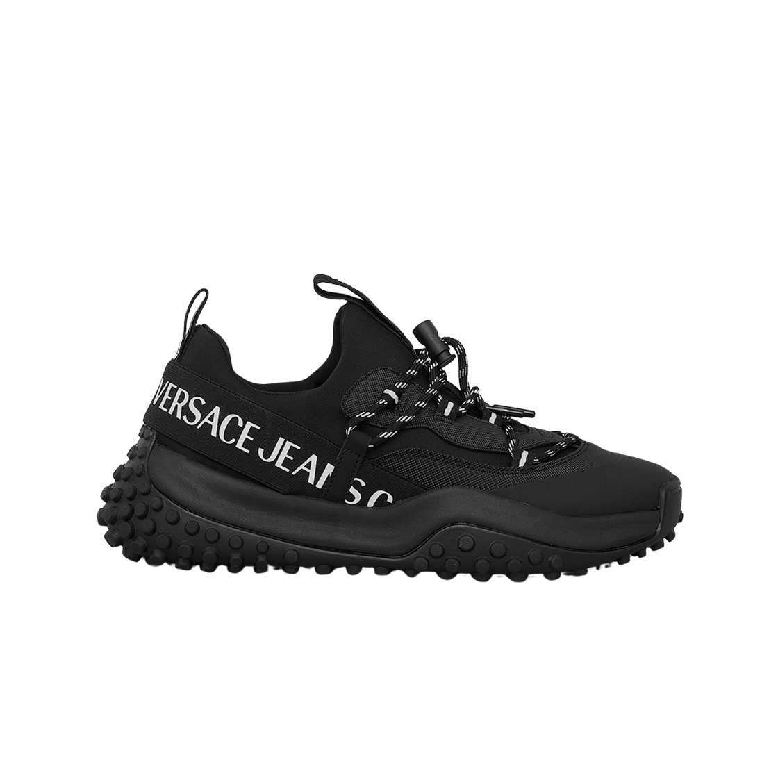 77YA3SN2-ZS918-899 Versace Jeans Couture Logo Sneakers Black