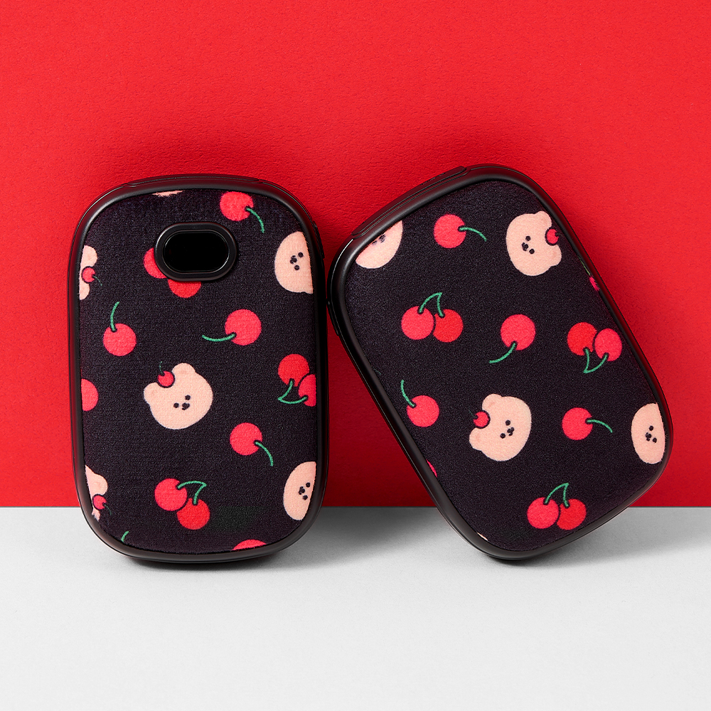 어프어프 체리 코비 블랙 손난로 보조배터리(earpearp Cherry Covy Black Hand Warmer Power Bank) - 4