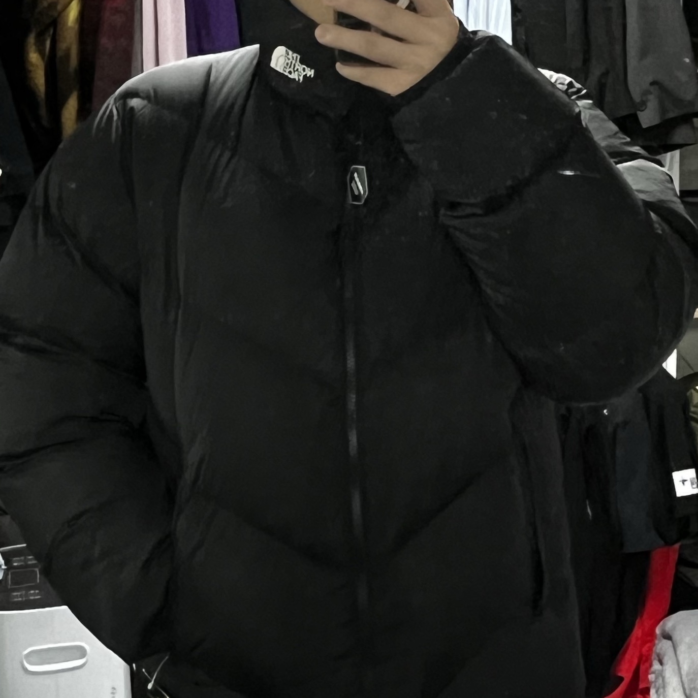 The North Face Ascent Jacket Black 착용 스타일