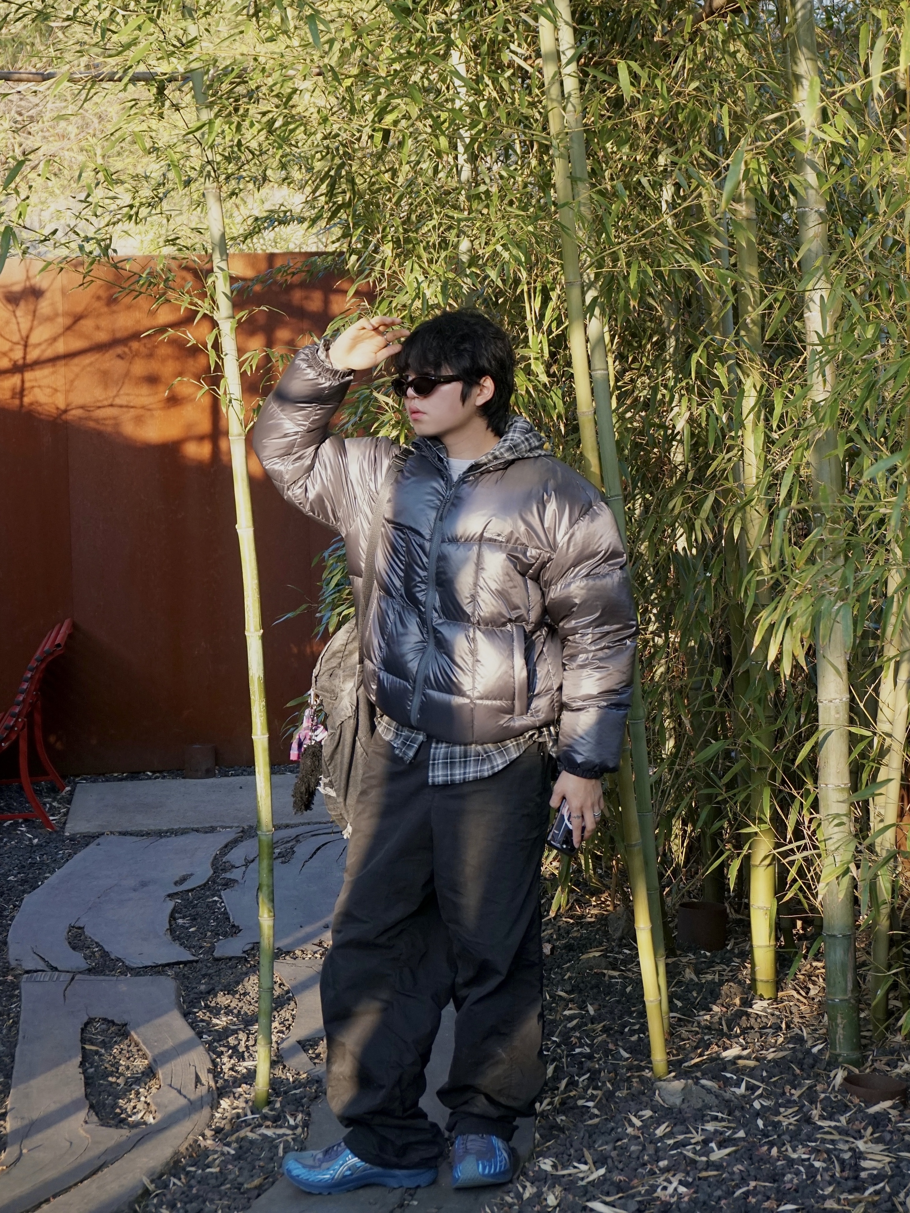 Wildthings Mountain Field Down Puffer Graphite, (W) Asics x Kiko Kostadinov Gel-Flammae Blue Ironclad 착용 스타일 - 1