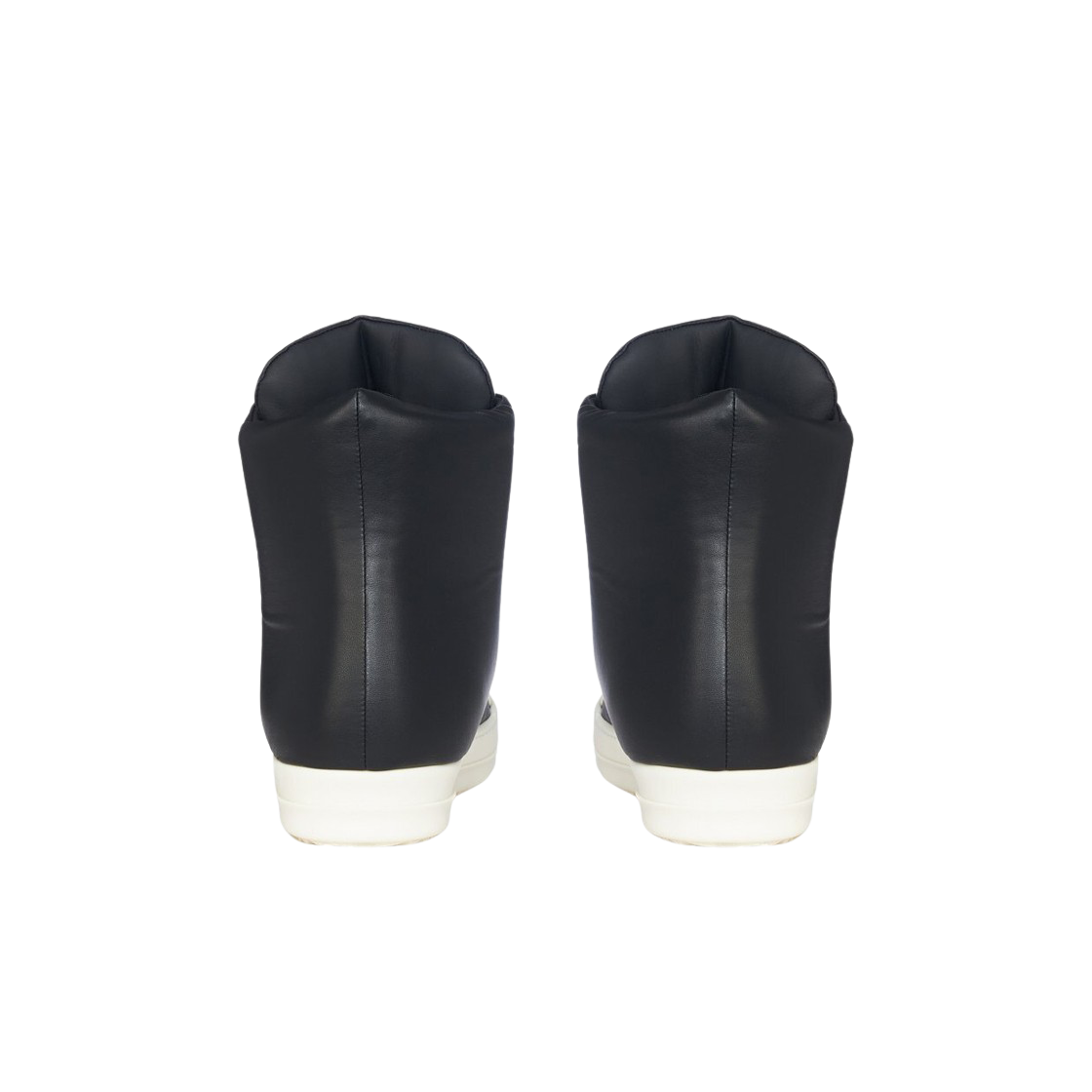 릭 오웬스 할리우드 점보레이스 스니커즈 피치드 램스킨 블랙 밀크(Rick Owens Hollywood Jumbolace Sneakers in Peached Lambskin Black Milk) - 2