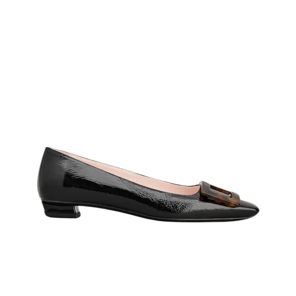RVW00739540TM6B999 (W) Roger Vivier Belle Vivier Ballerinas Patent Leather Black
