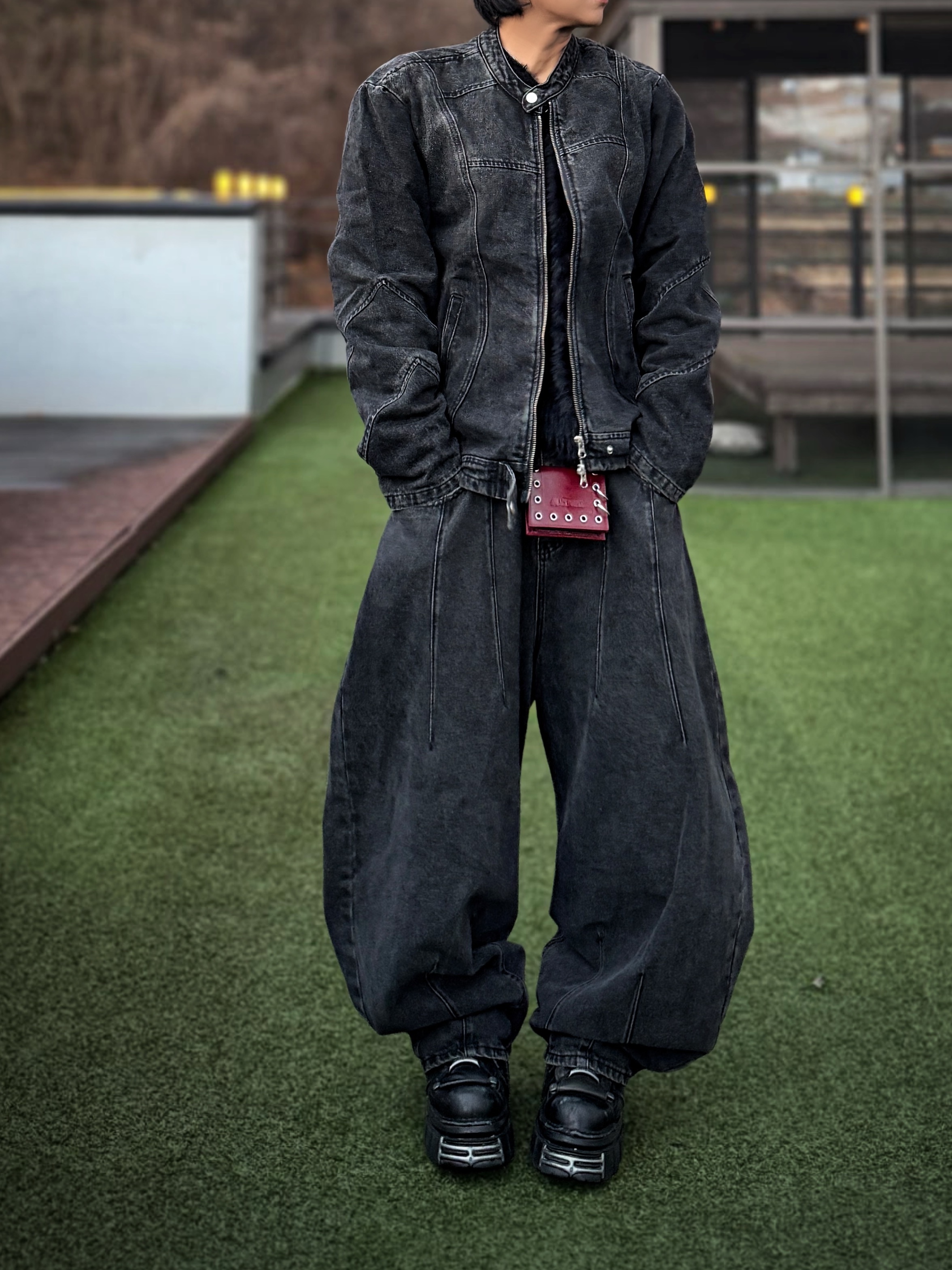 New Rock M-MET422-S1 Black 착용 스타일 - 2