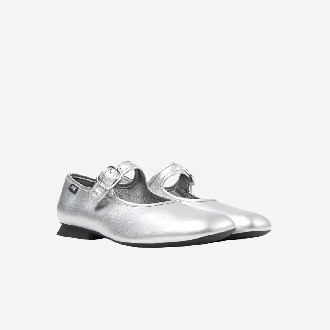 캠퍼 여성 카시 미라 플랫슈즈 실버(Camper Women Casi Myra Flat Silver) - 2