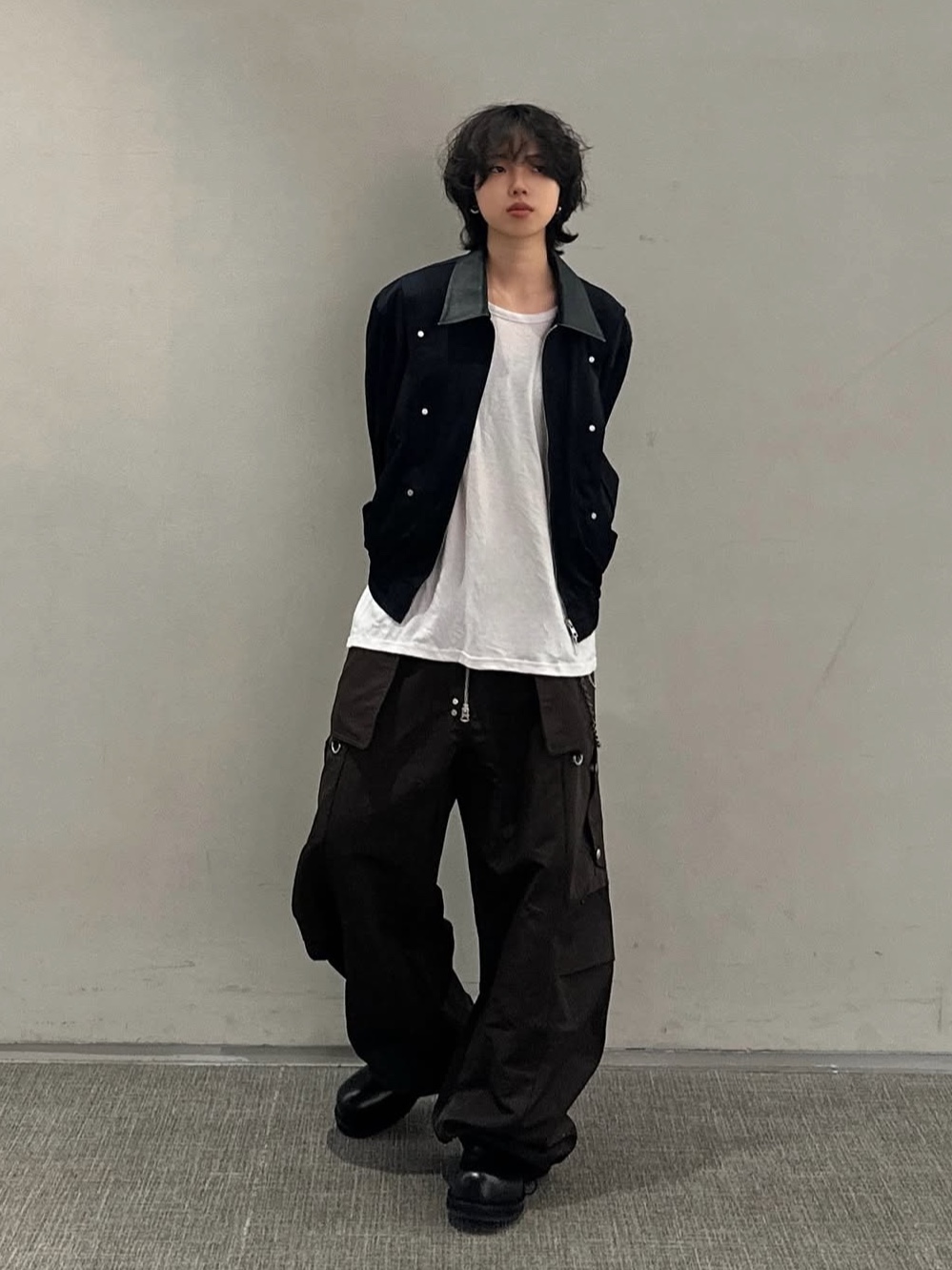 Balenciaga Steroid Derby Black 착용 스타일 - 2