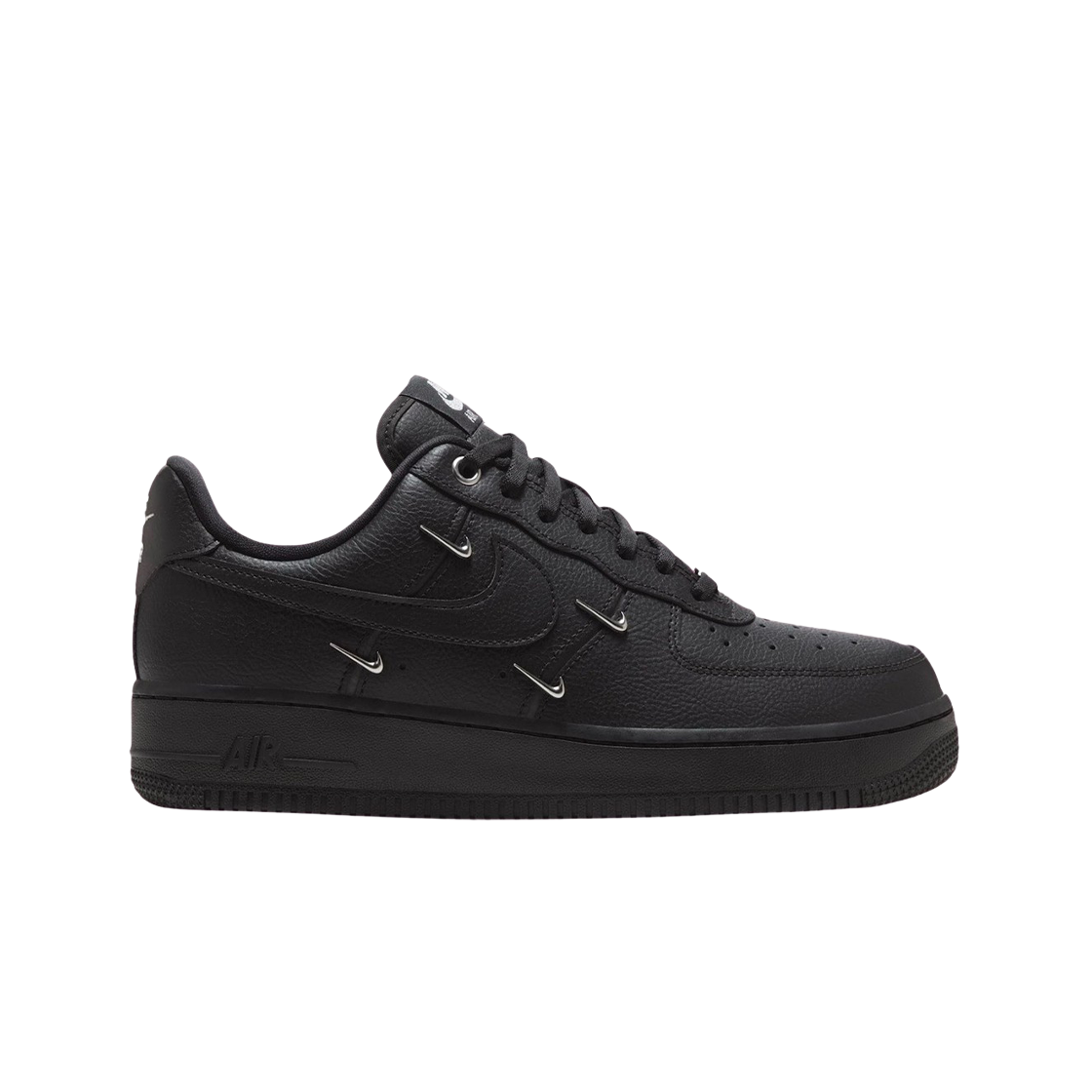 (W) 나이키 에어포스 1 '07 LX 블랙 메탈릭 실버((W) Nike Air Force 1 ’07 LX Black Metallic Silver)
