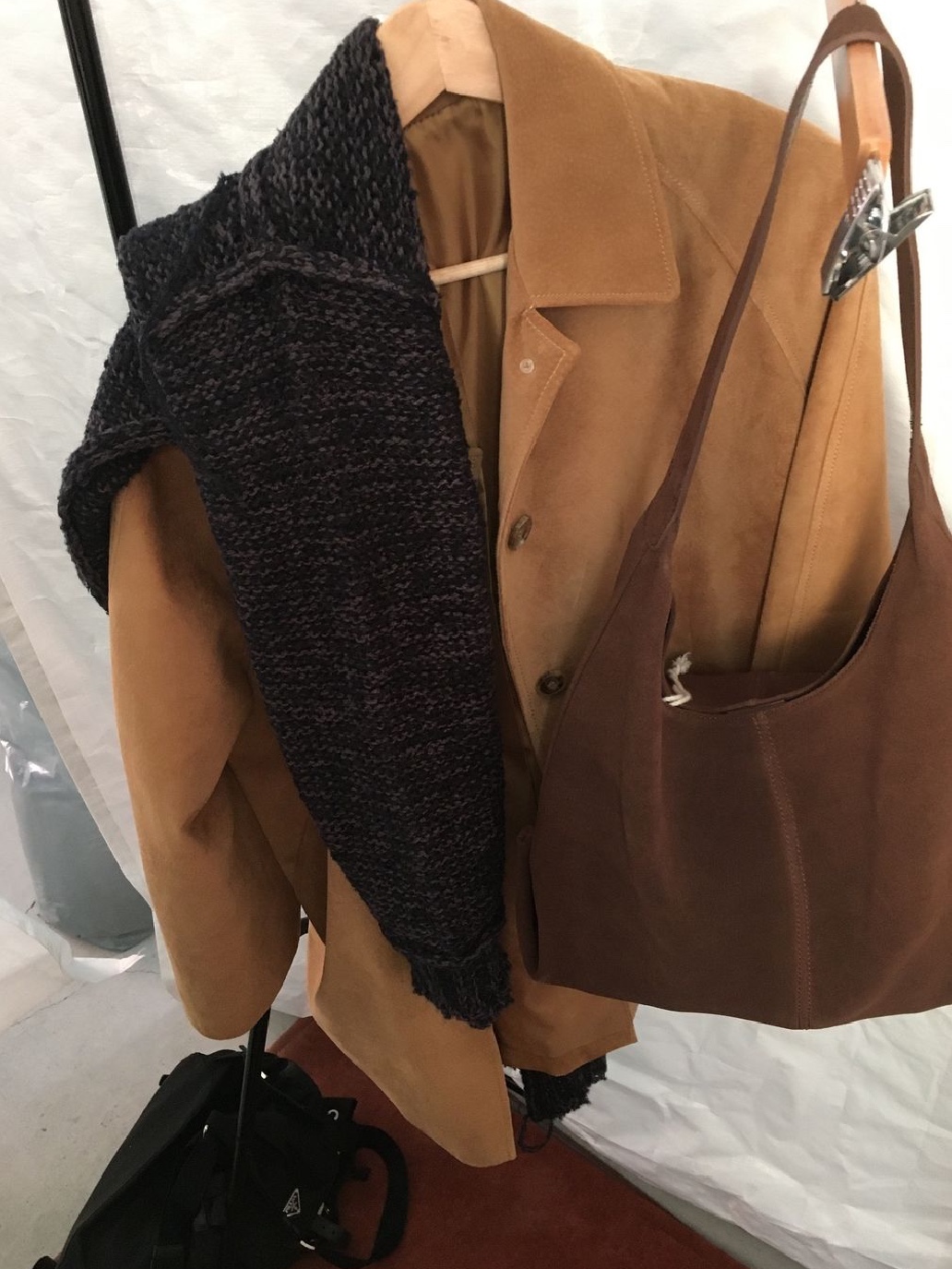 Siyazu SIAC3053 Flow Bag Brown 착용 스타일 - 3