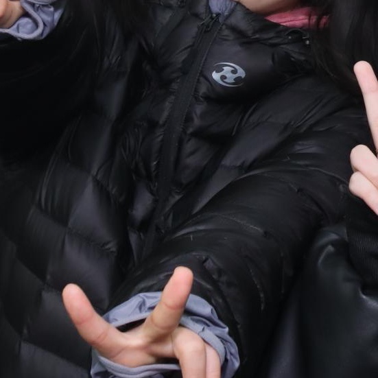 Sansan Gear Suffix Puffer Jacket Black - 23FW, Sansan Gear Suffix Puffer Jacket Sky Blue - 24FW 착용 스타일