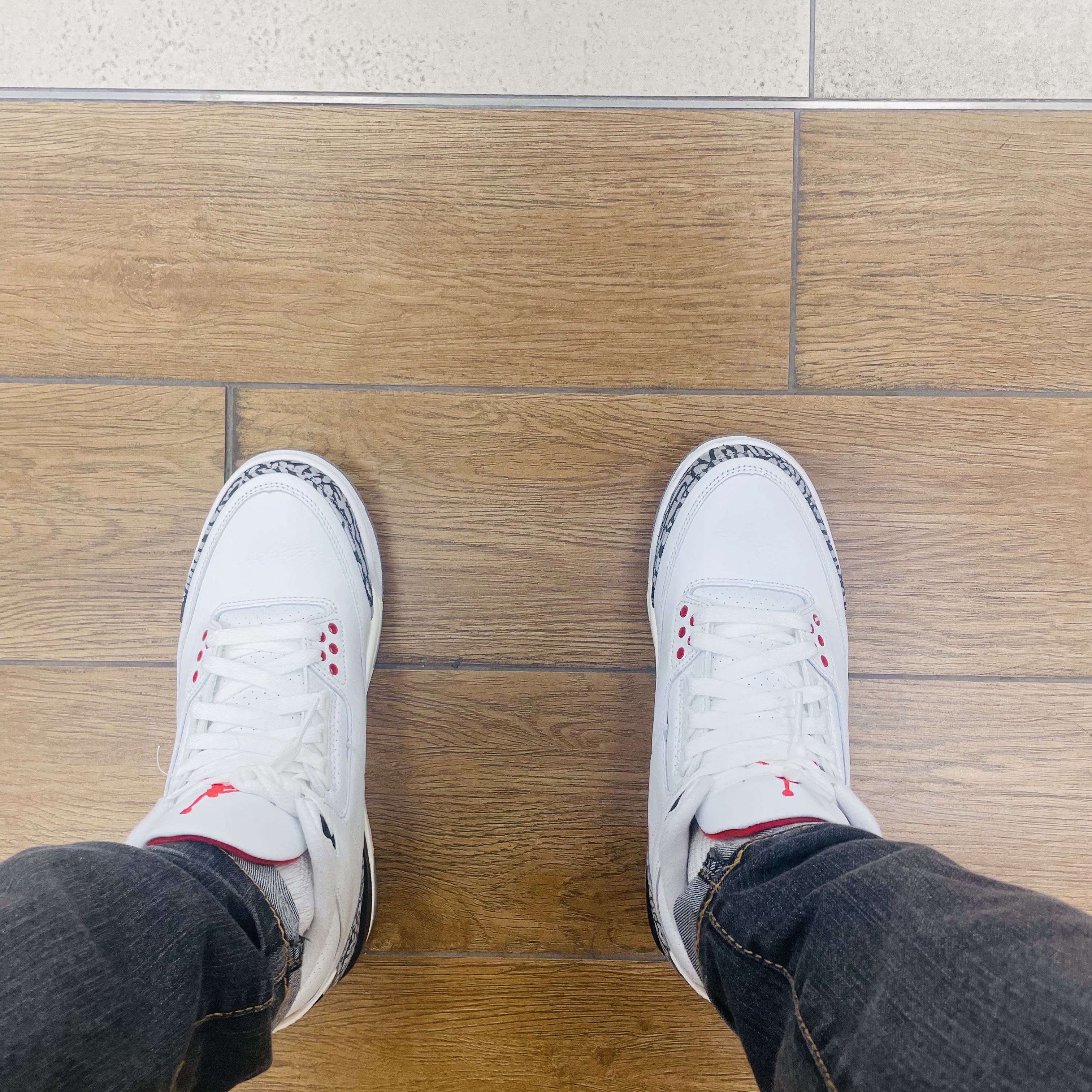 Jordan 3 Retro White Cement Reimagined 착용 스타일