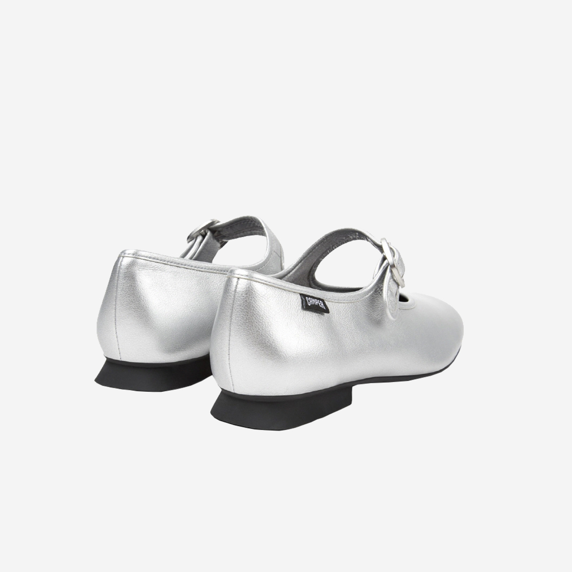캠퍼 여성 카시 미라 플랫슈즈 실버(Camper Women Casi Myra Flat Silver) - 4