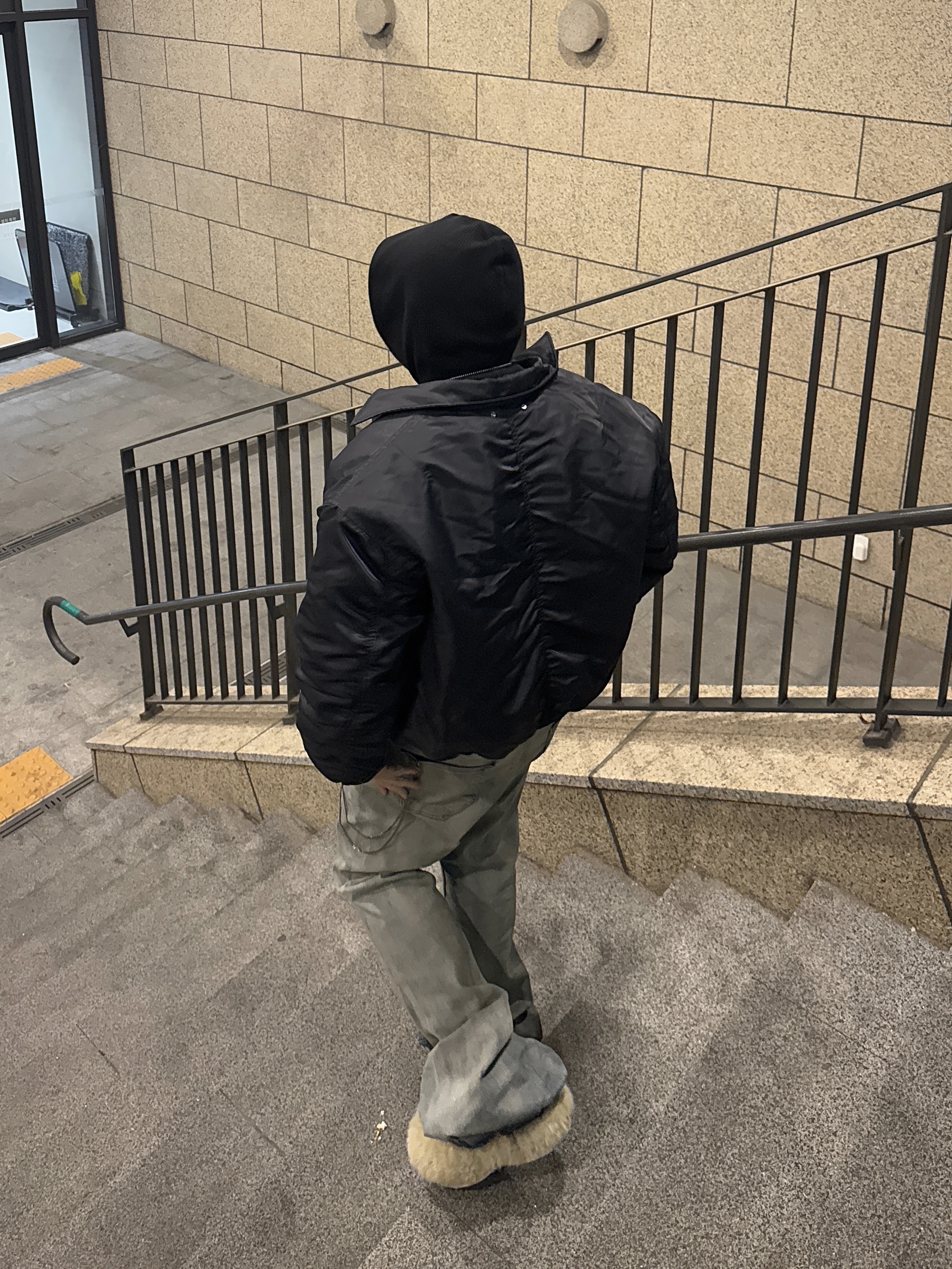 Rick Owens Porterville Bolan Bootcut in Sky Stretch Denim 착용 스타일