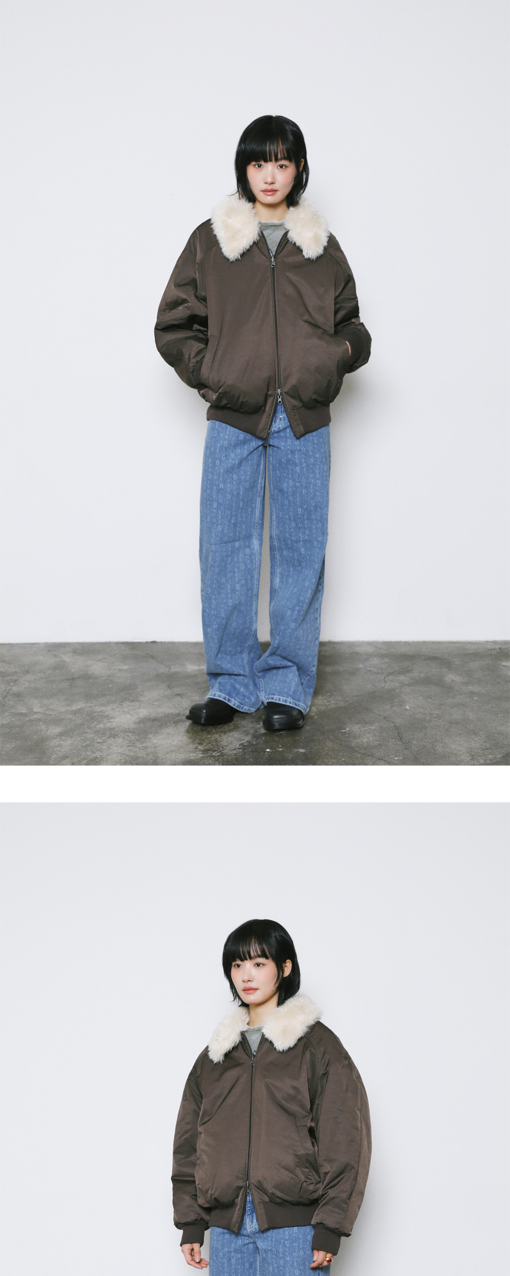 【AMOMENTO】24fw DETACHABLE SHEARING JUMPER リバーシブル AMOMENTO】24fw DETACHABLE SHEARING JUMPER リバーシブル