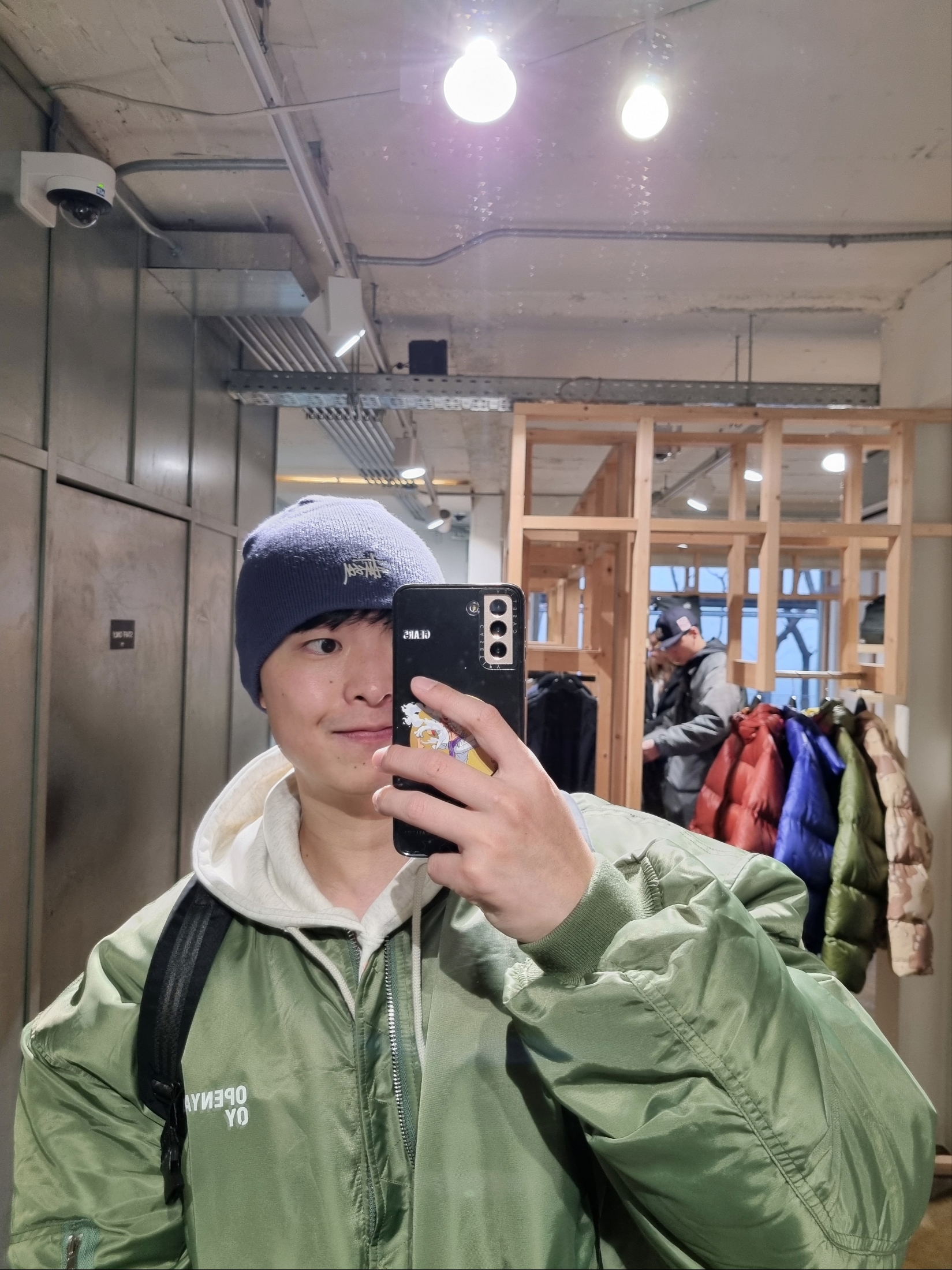 Stussy Basic Skullcap Beanie Purple, Casetify x One Piece iPhone Gear 5 Luffy Impact Case Black 착용 스타일