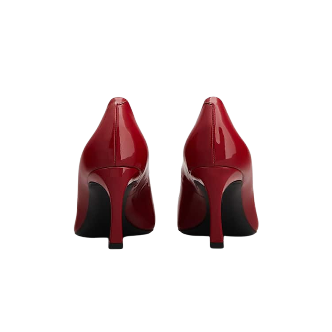 (W) 로저 비비에 트럼펫 메탈 버클 펌프스 페이턴트 레더 레드((W) Roger Vivier Trompette Metal Buckle Pumps Patent Leather Red) - 3