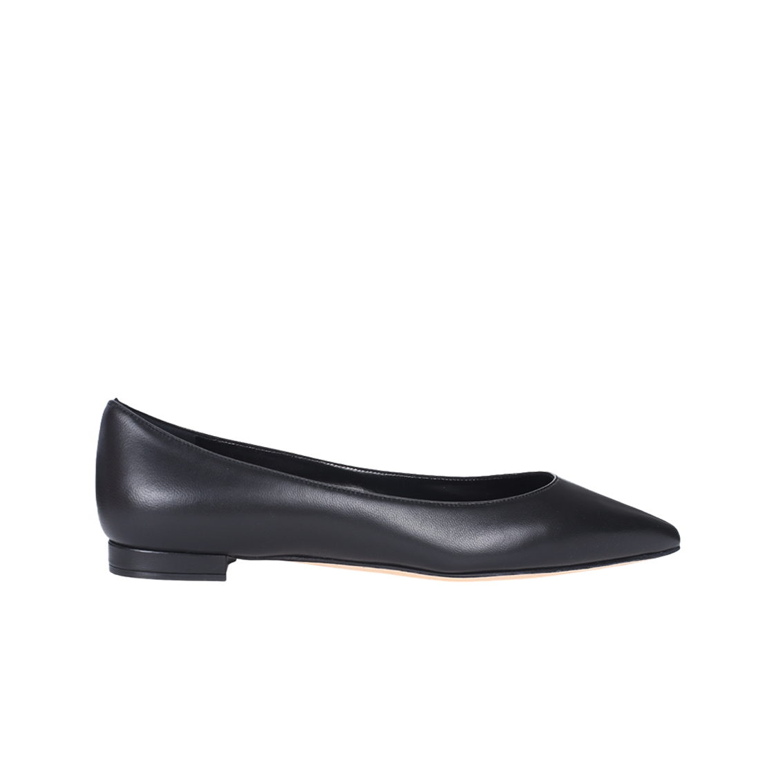 (W) 마놀로 블라닉 키에타 플랫 블랙((W) Manolo Blahnik Kieta Flat Black)