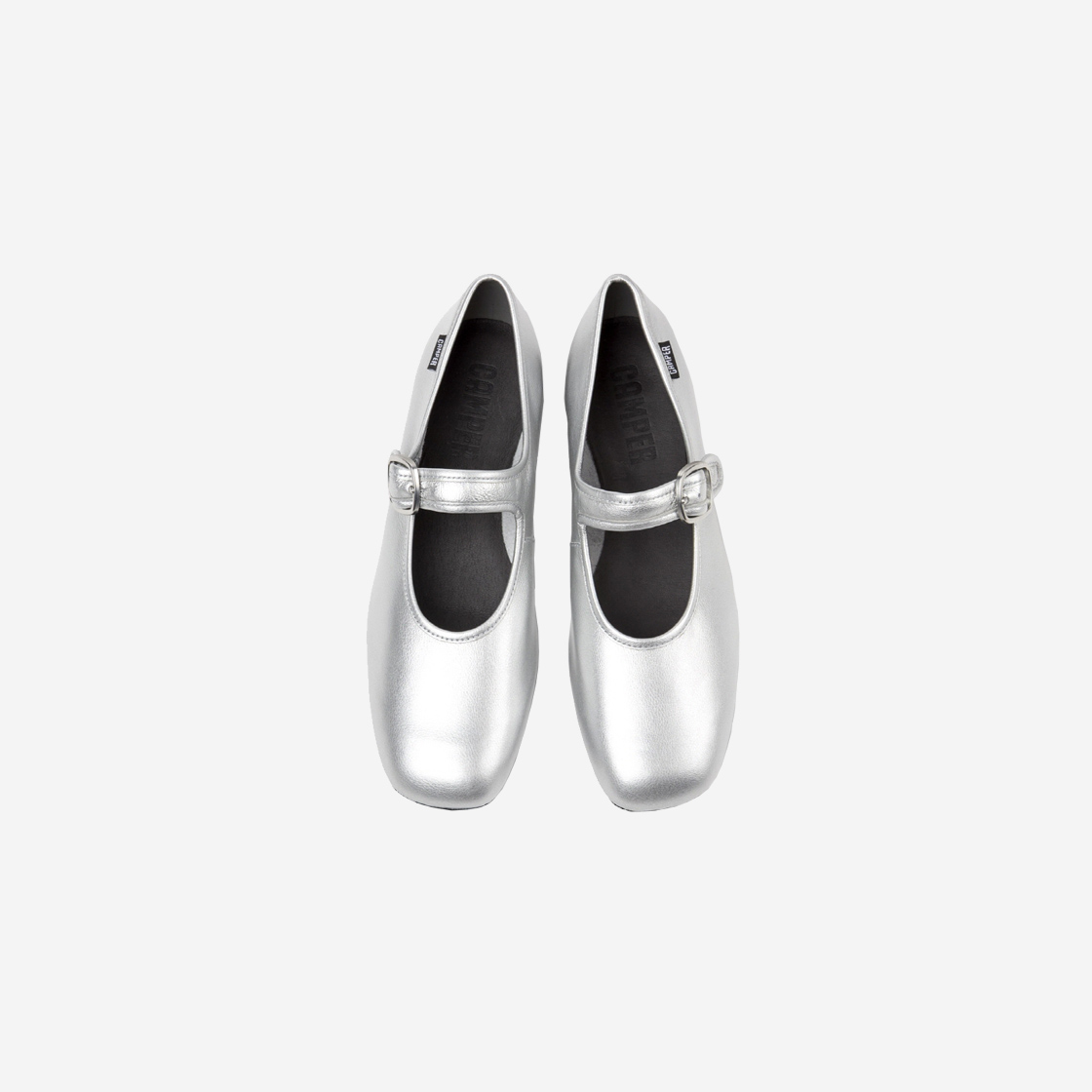 캠퍼 여성 카시 미라 플랫슈즈 실버(Camper Women Casi Myra Flat Silver) - 3