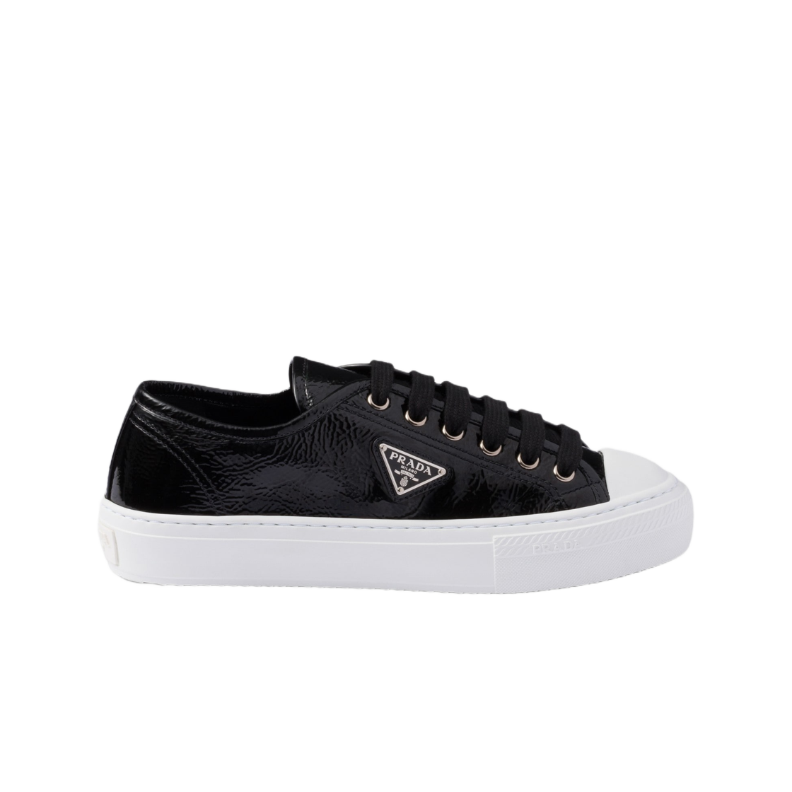 1E770N-H27-F0632 (W) Prada Naplak Sneakers Black