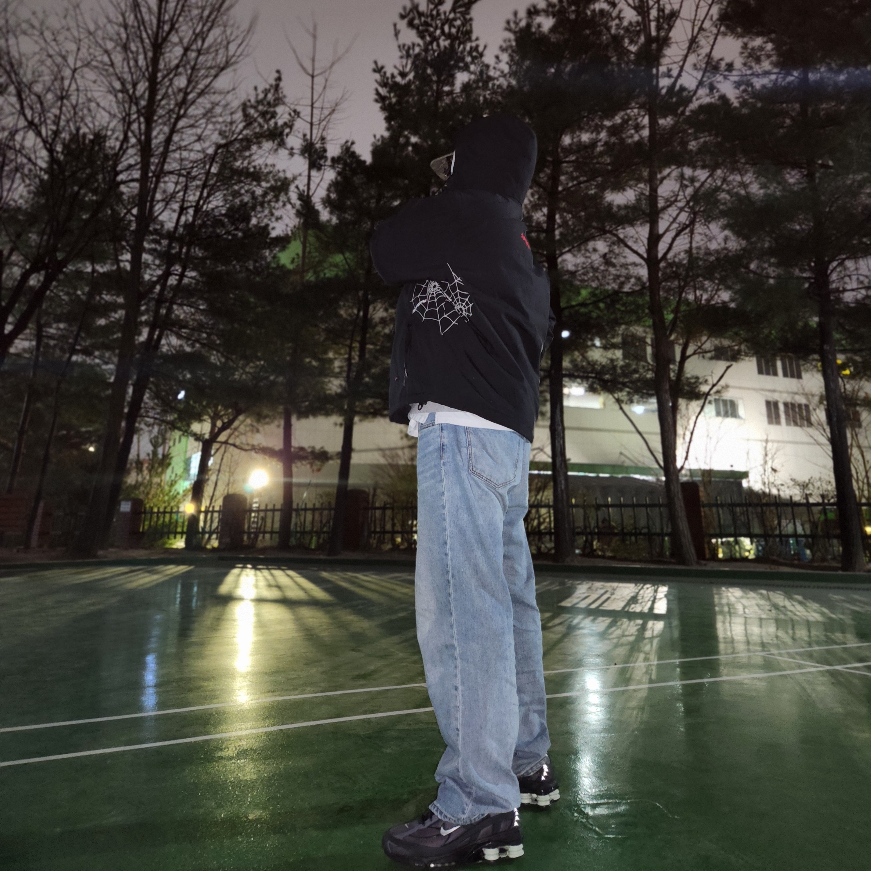 Supreme x Spyder Technical Jacket Black - 24FW 착용 스타일 - 1