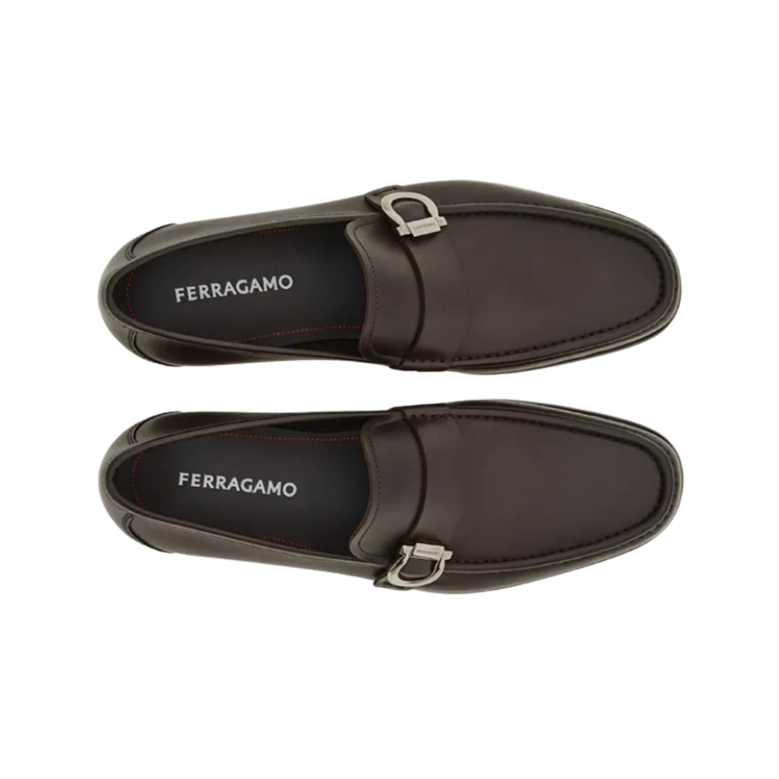 페라가모 간치니 오너먼트 모카신 테스타 디 모로 에스프레소 - EEE(Ferragamo Moccasin with Gancini Ornament Testa Di Moro Espresso - EEE) - 2