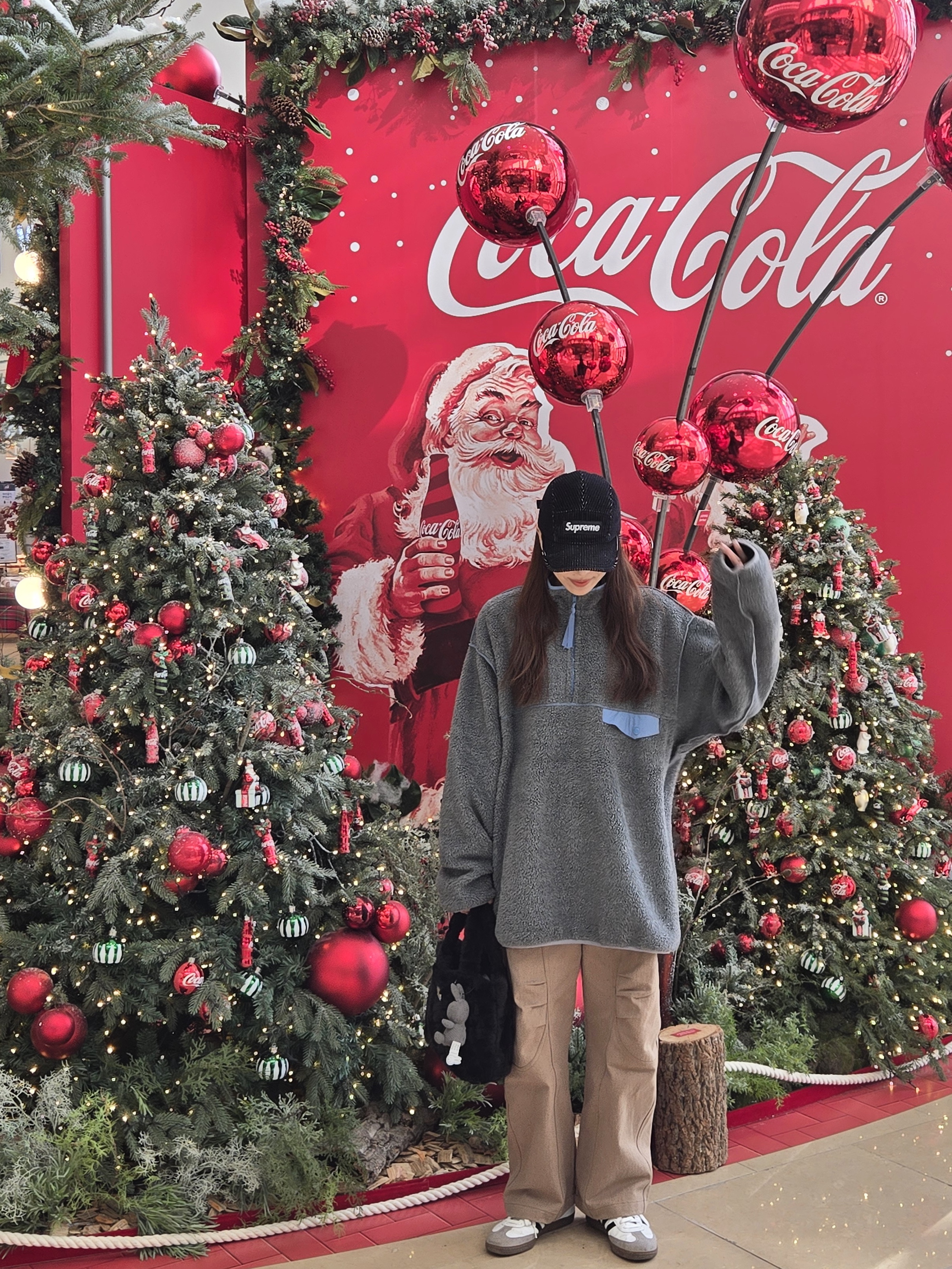 Supreme 2-Tone Corduroy Camp Cap Black - 23SS, Miffy x Bon Ton Toys Keychain Corduroy Grey 착용 스타일
