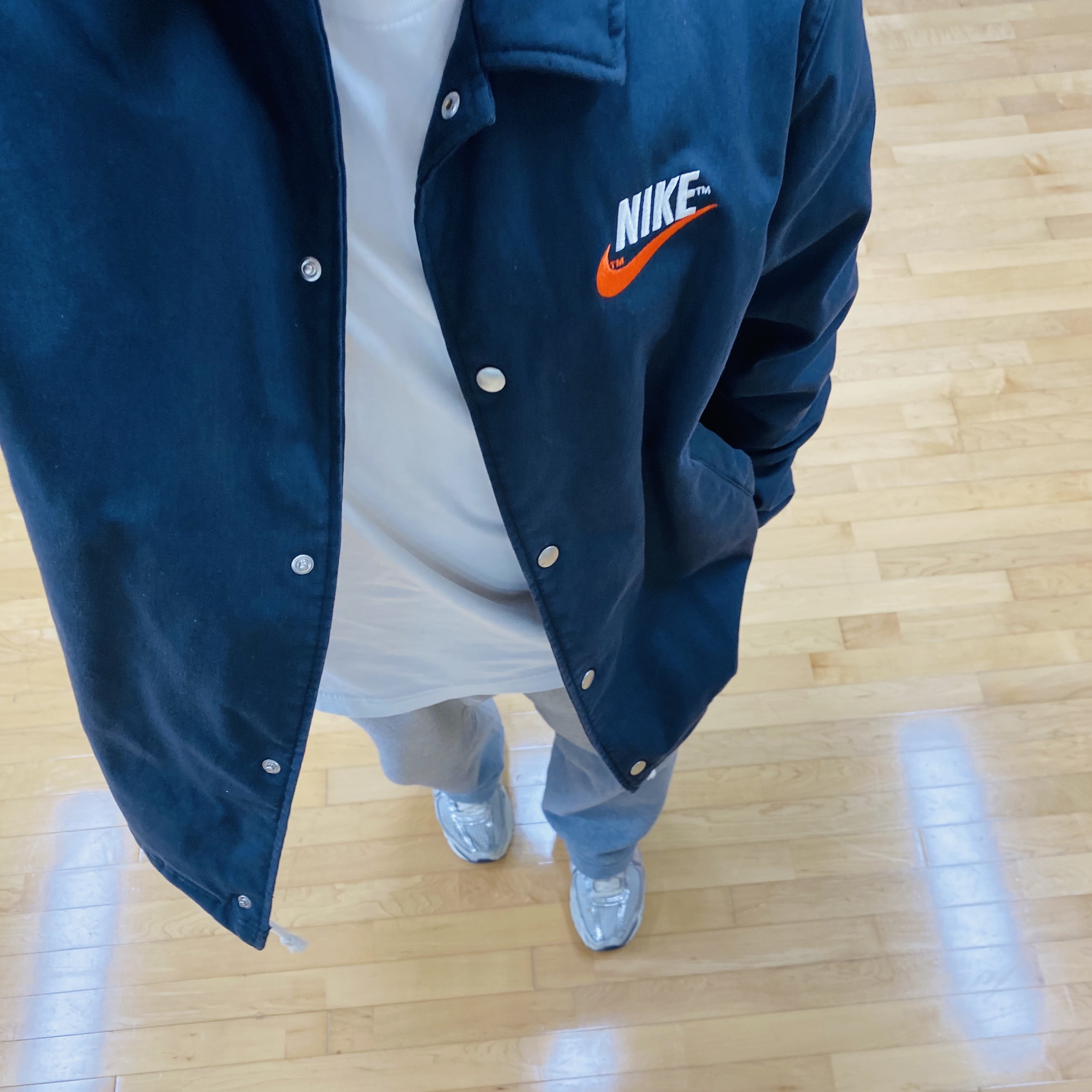 Nike NSW Trend WC 1 Jacket Off Noir - Asia 착용 스타일