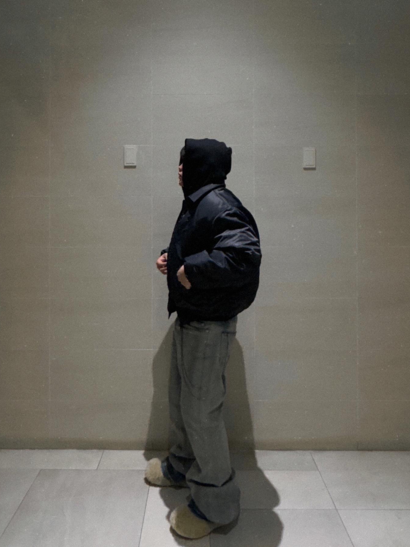 Rick Owens Porterville Bolan Bootcut in Sky Stretch Denim 착용 스타일
