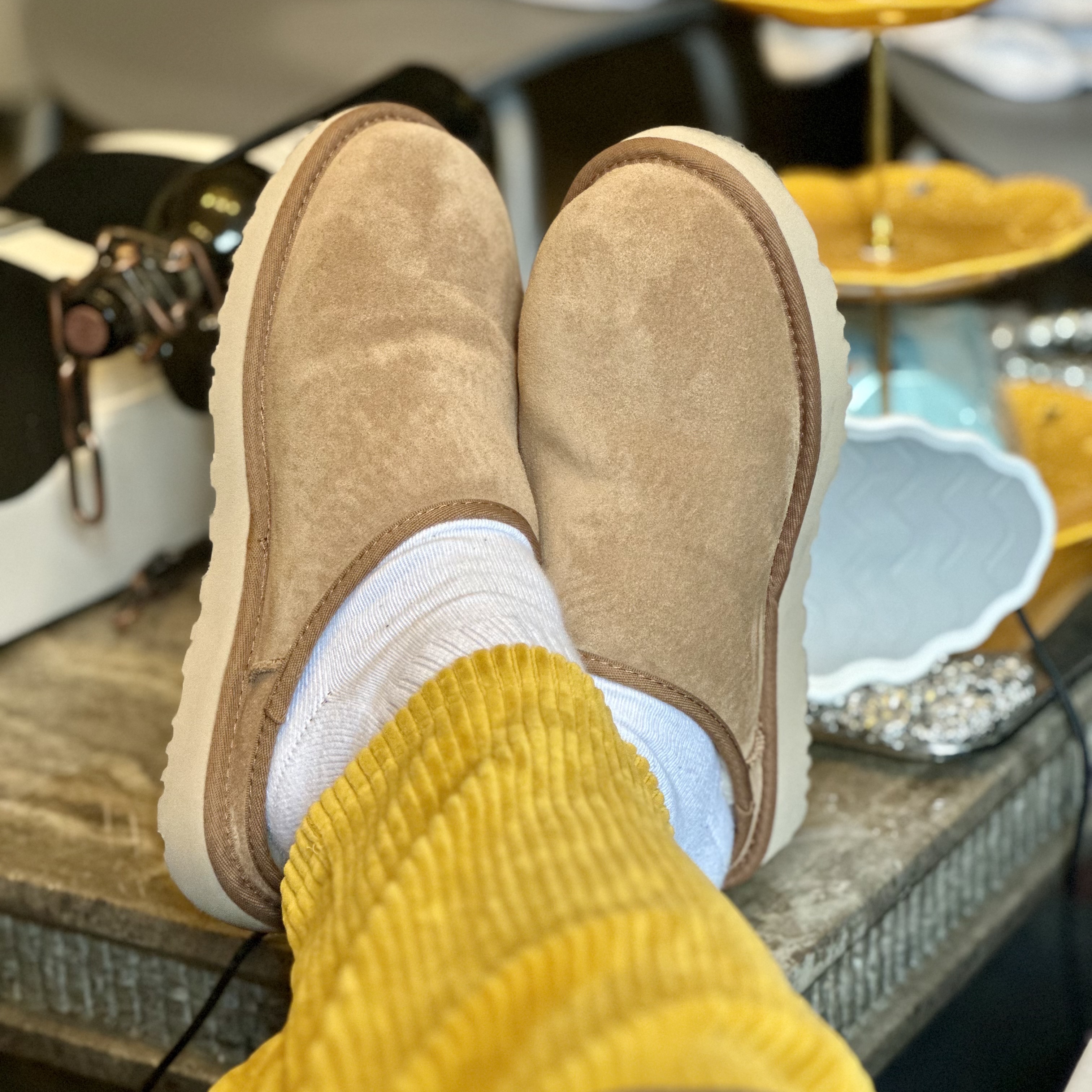 UGG Classic Slip-On Chestnut 착용 스타일 - 4