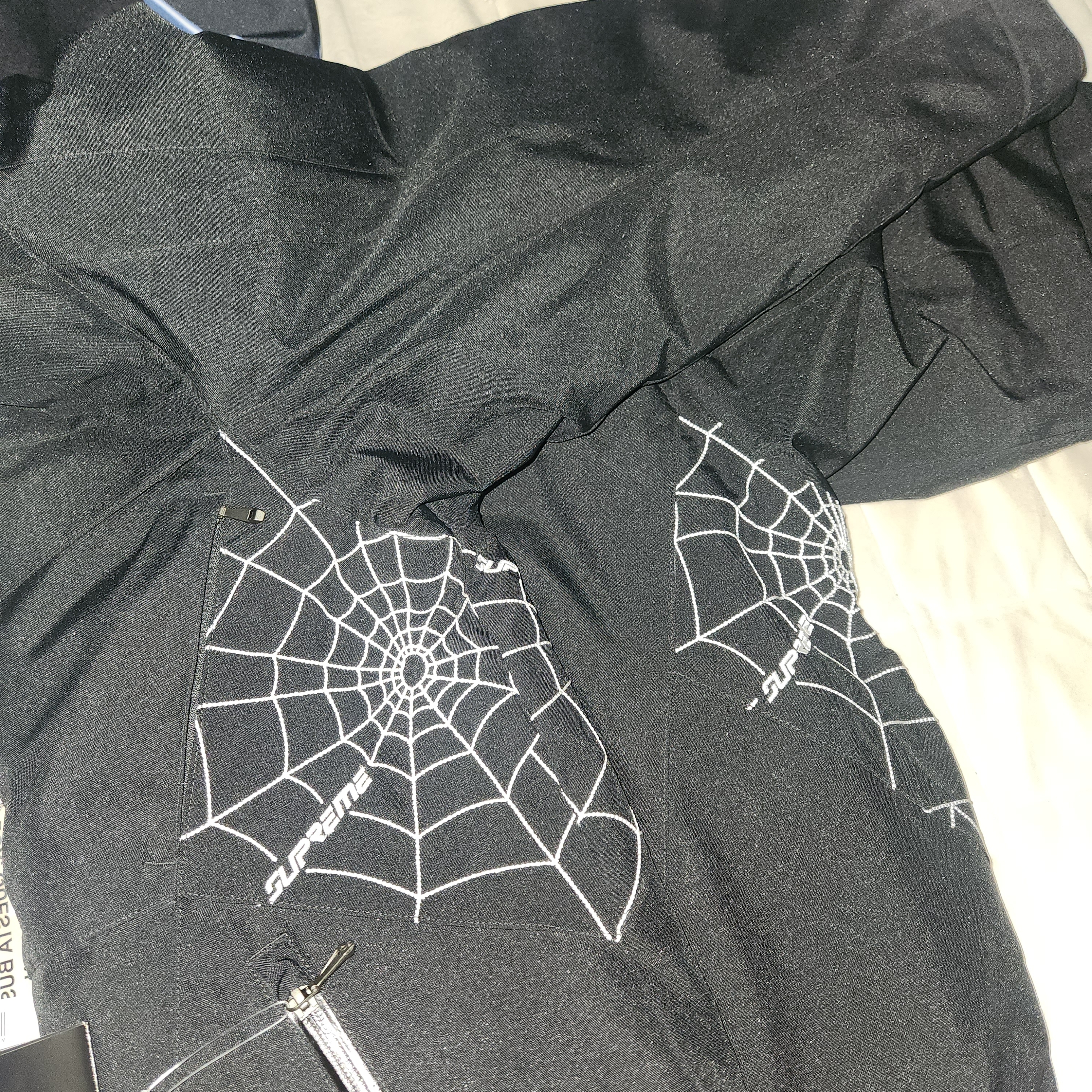 Supreme x Spyder Technical Jacket Black - 24FW 착용 스타일 - 2