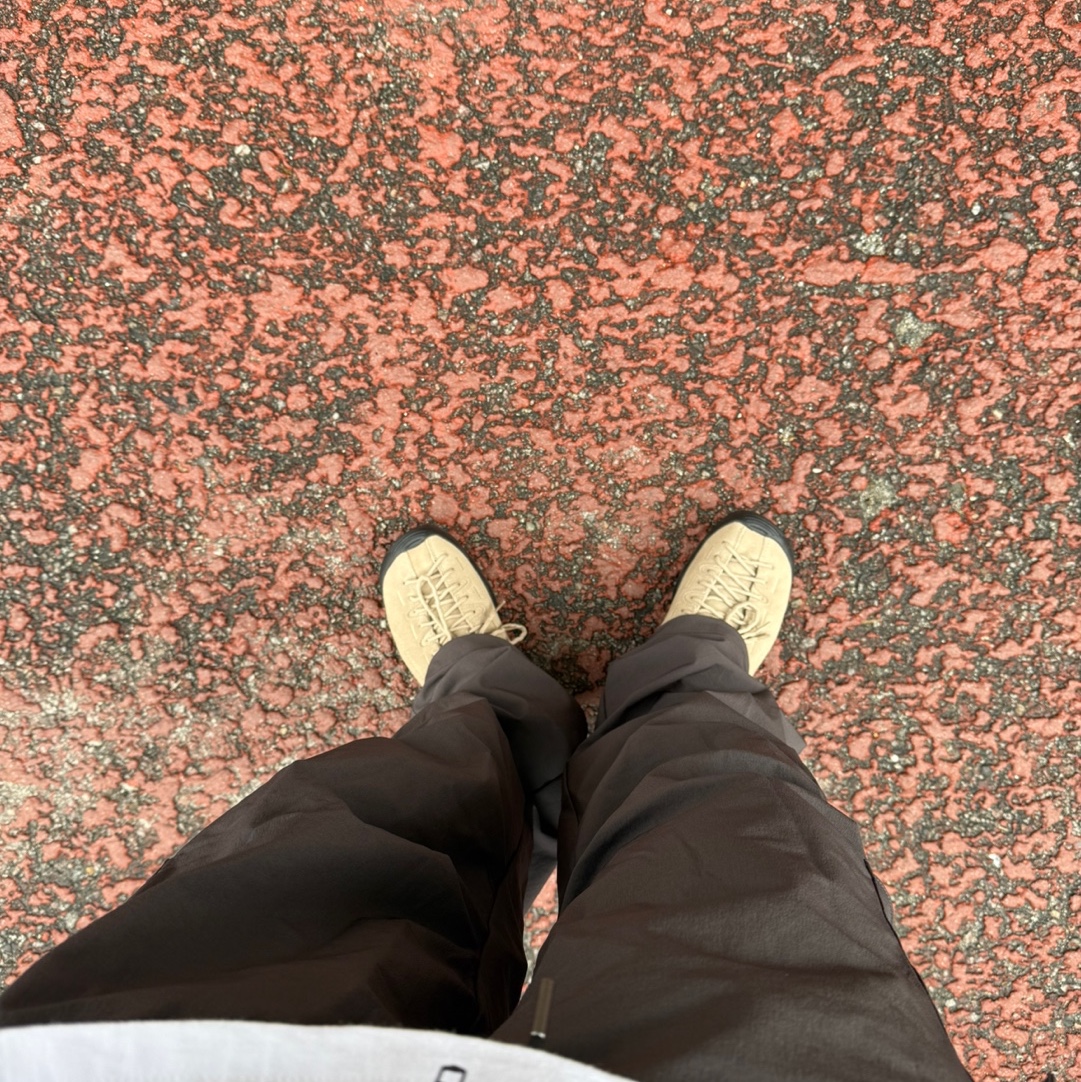Keen Jasper Suede Sneakers Silver Mink 착용 스타일