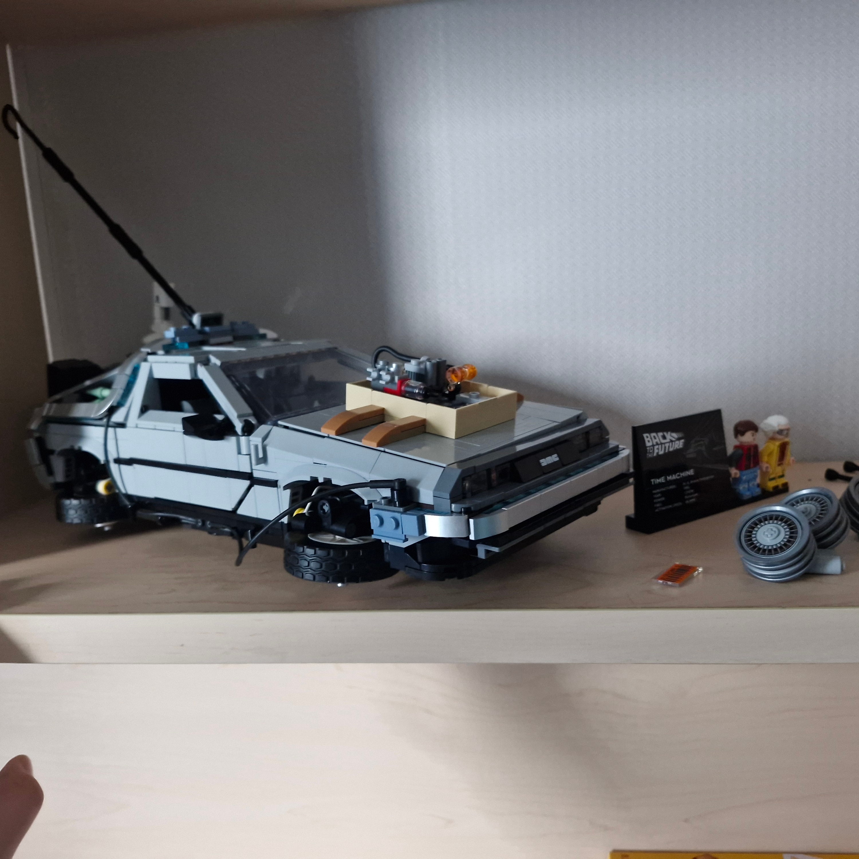 Lego Back To The Future Time Machine 착용 스타일