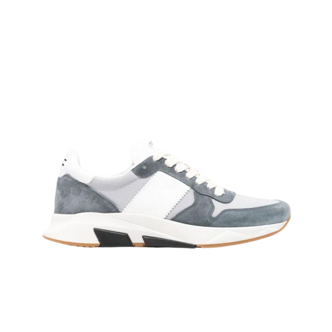 J1262-LCL116N-5G006 Tom Ford Suede Technical Fabric Jagga Sneakers Blue White