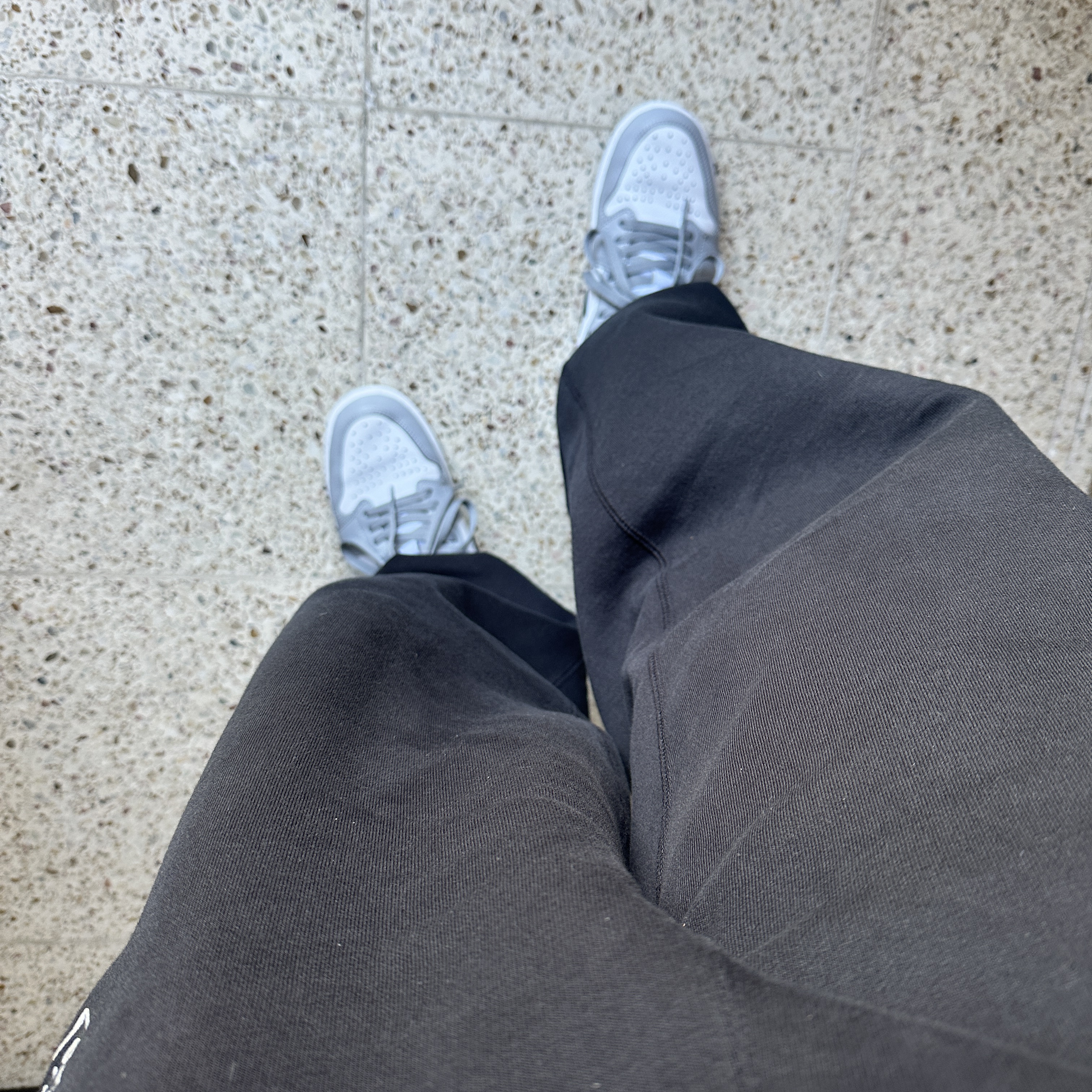 Jordan 1 Retro Low OG Wolf Grey and White 착용 스타일