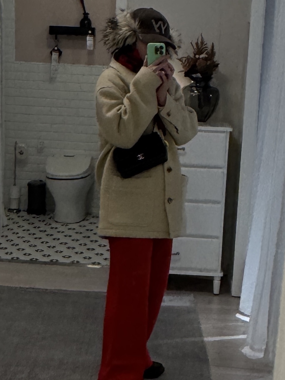 Open Yy Faux Fur Corduroy Earflap Cap Khaki, Mizuno Wave Prophecy MOC Suede Chicory Coffee Mole Black 착용 스타일 - 3