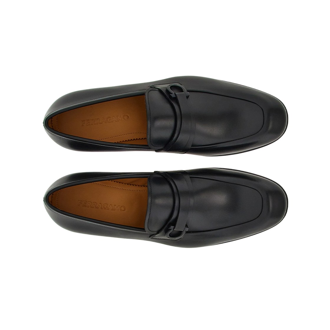 페라가모 간치니 오너먼트 모카신 블랙 - D(Ferragamo Moccasin with Gancini Ornament Black - D) - 2