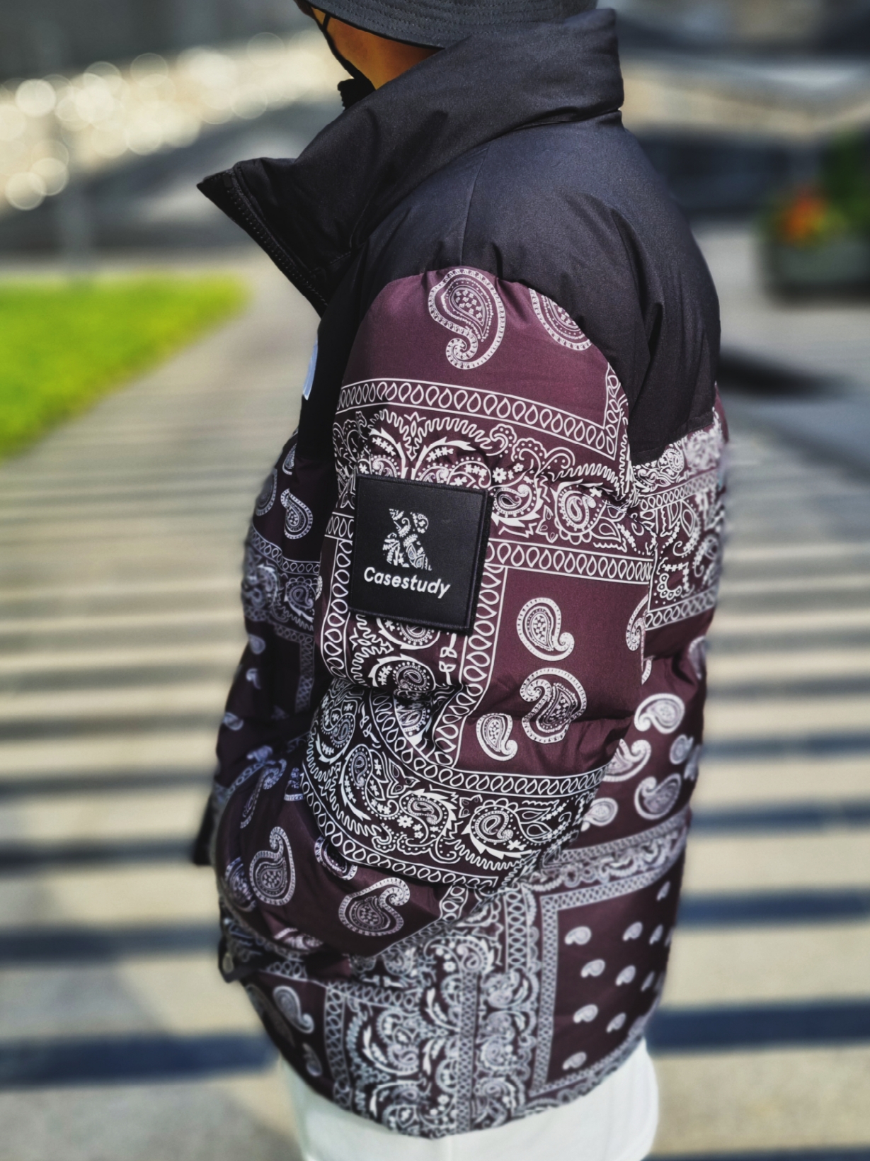 The North Face Nuptse Down Jacket Black 착용 스타일