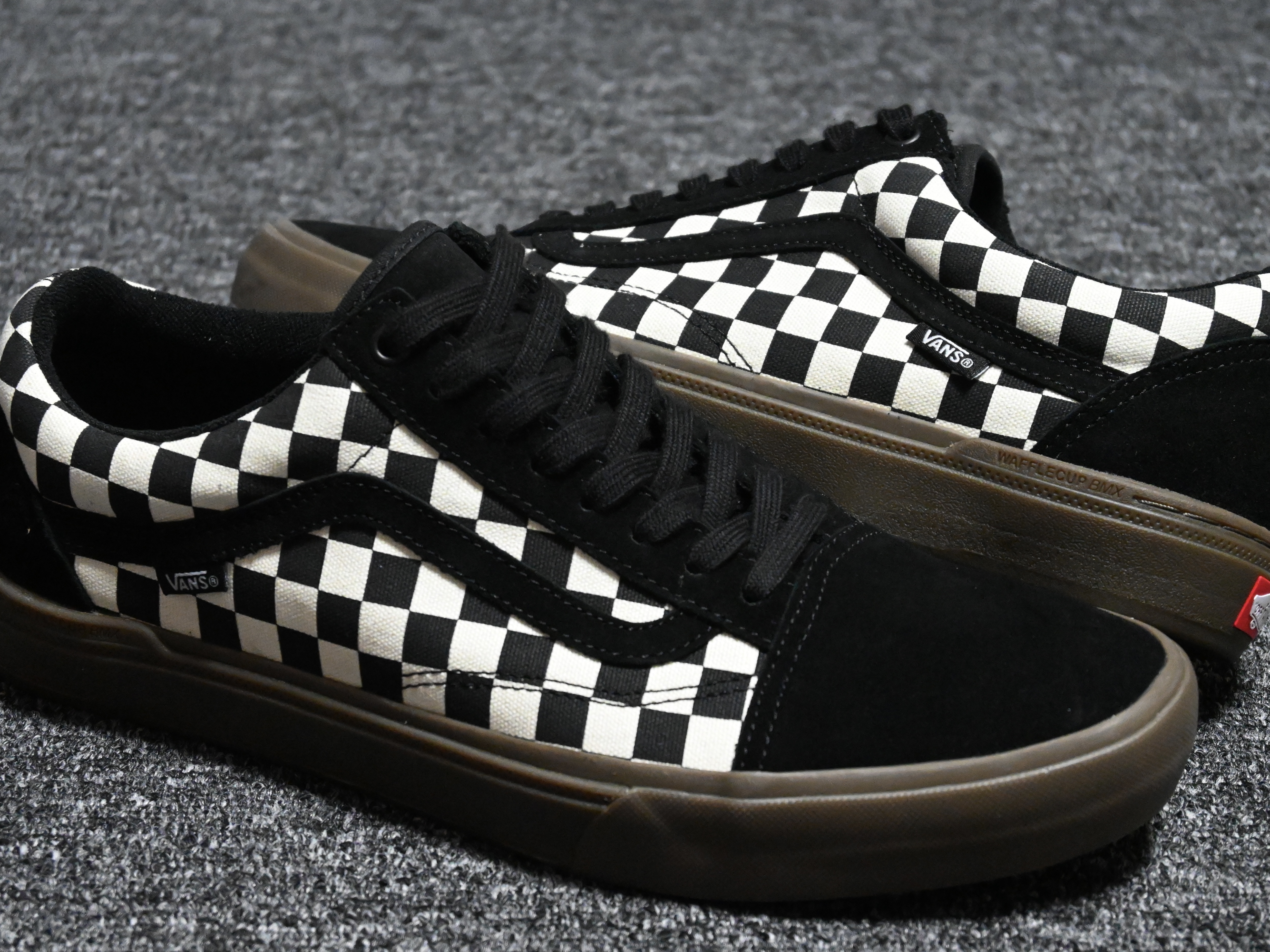 Vans BMX Old Skool Checkerboard Black 착용 스타일