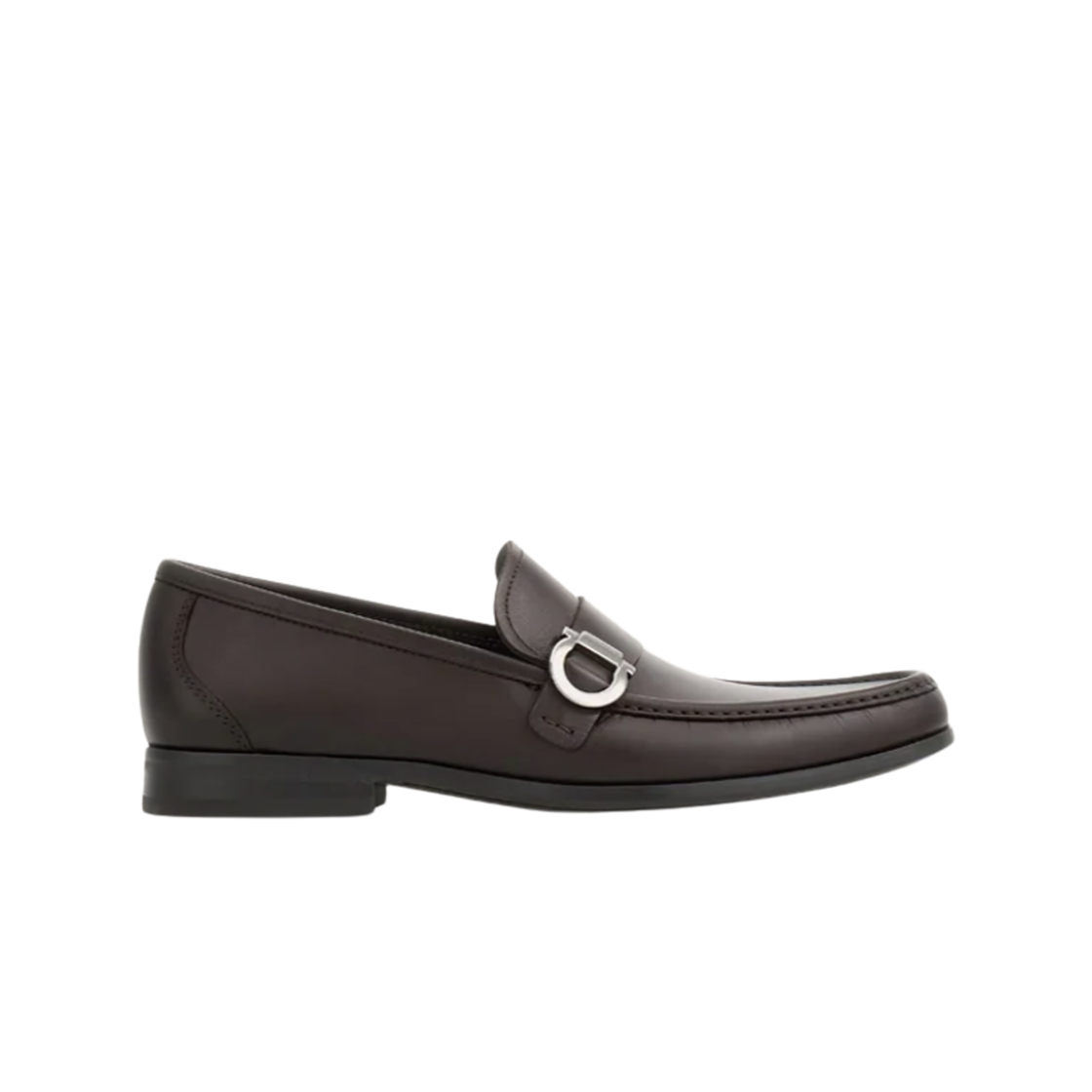 페라가모 간치니 오너먼트 모카신 테스타 디 모로 에스프레소 - EEE(Ferragamo Moccasin with Gancini Ornament Testa Di Moro Espresso - EEE)