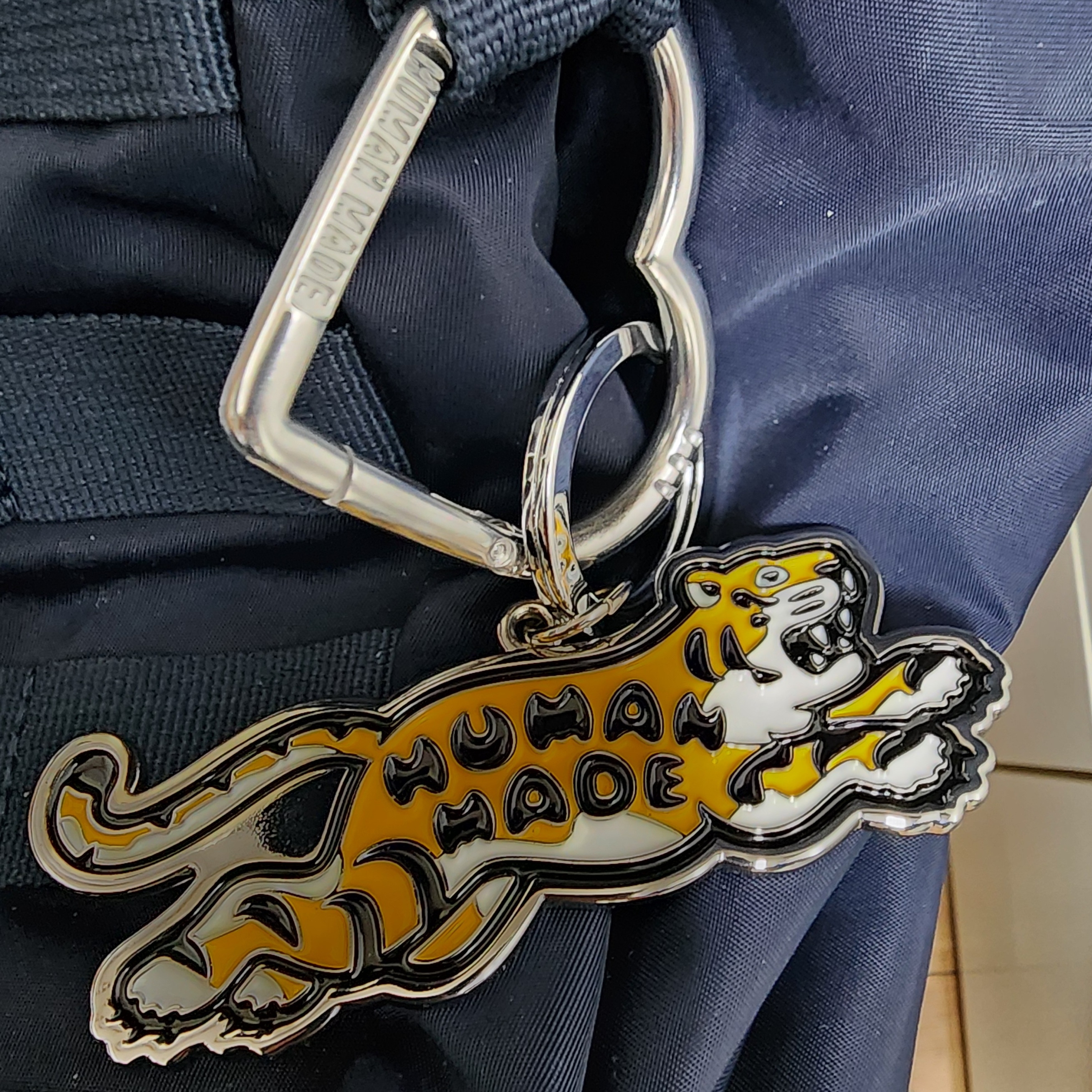 Human Made Animal Keychain #2 Silver 착용 스타일