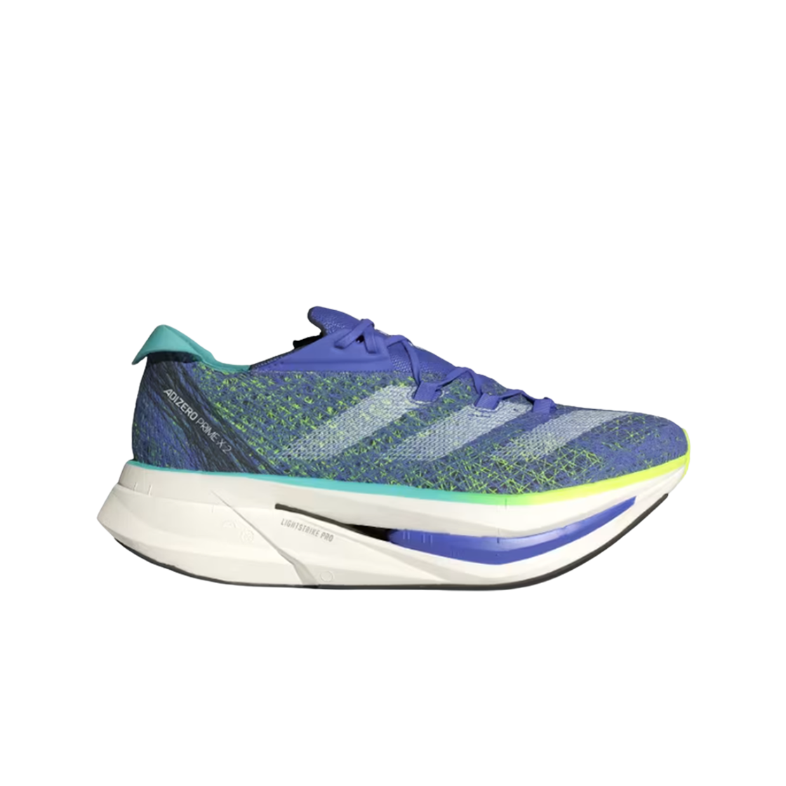 아디다스 아디제로 프라임 X 2 스트렁 코발트 블루 제로 메탈릭(Adidas Adizero Prime X 2 Strung Cobalt Blue Zero Metalic)