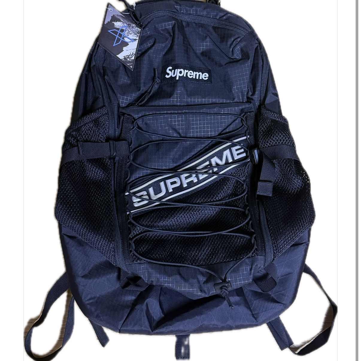 Supreme Backpack Black - 23FW 착용 스타일