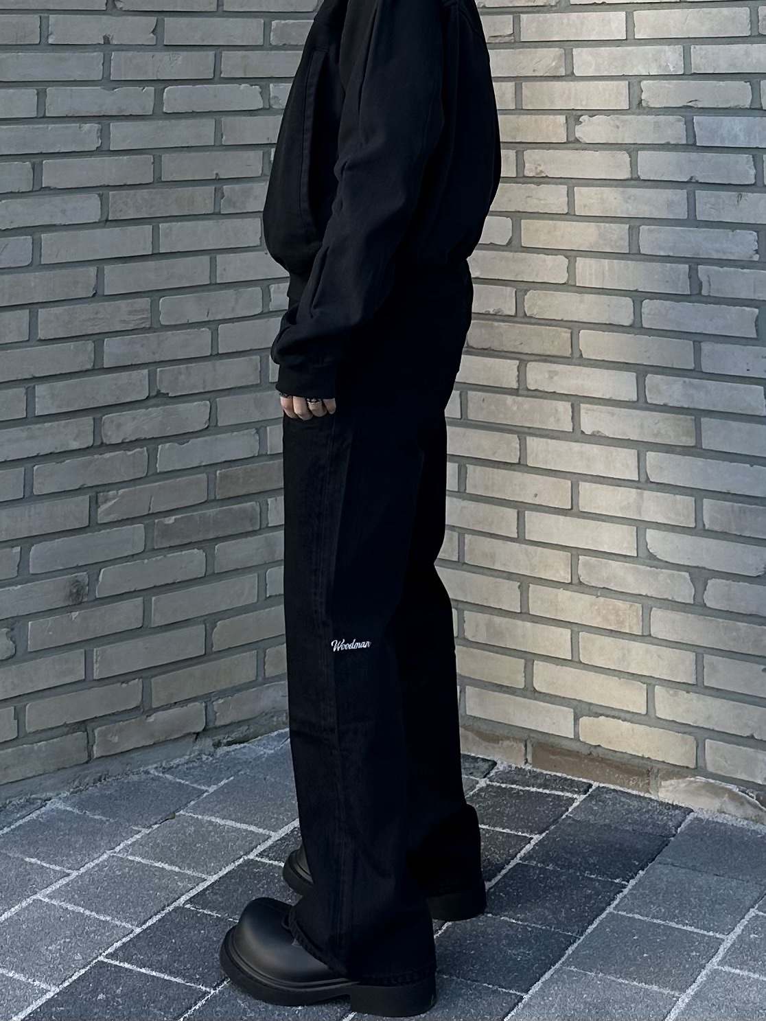 Balenciaga Steroid Derby Black 착용 스타일 - 3